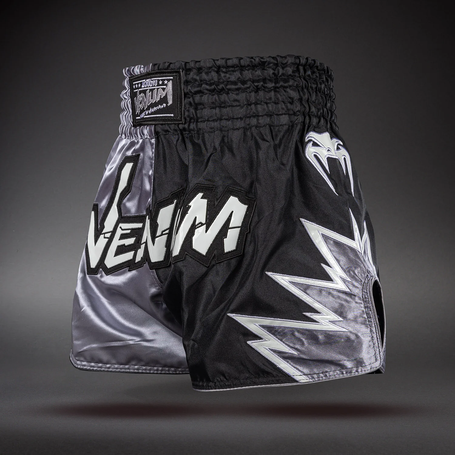 Venum Inferno 2.0 Muay Thai Shorts - Grey/Black - Image 2