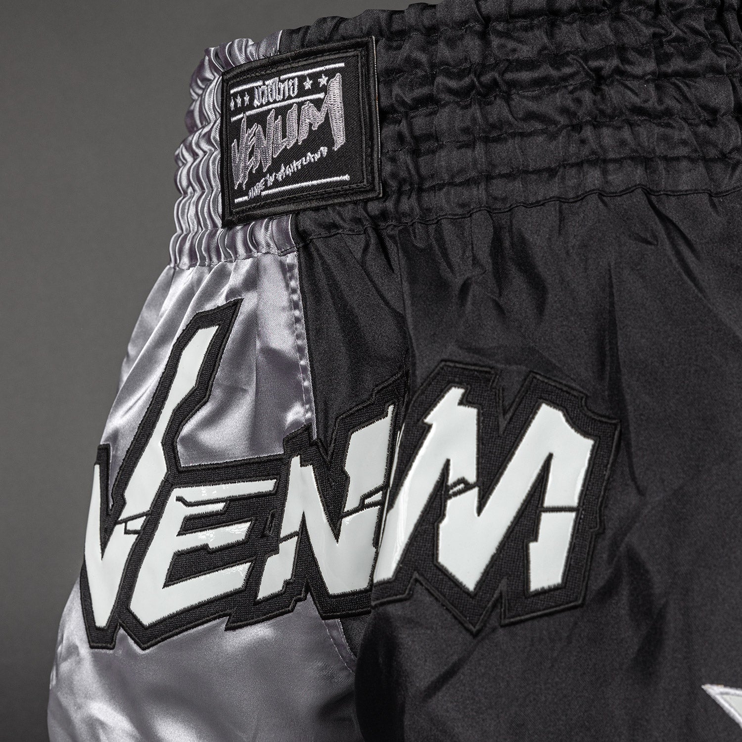 Venum Inferno 2.0 Muay Thai Shorts - Grey/Black - Image 6