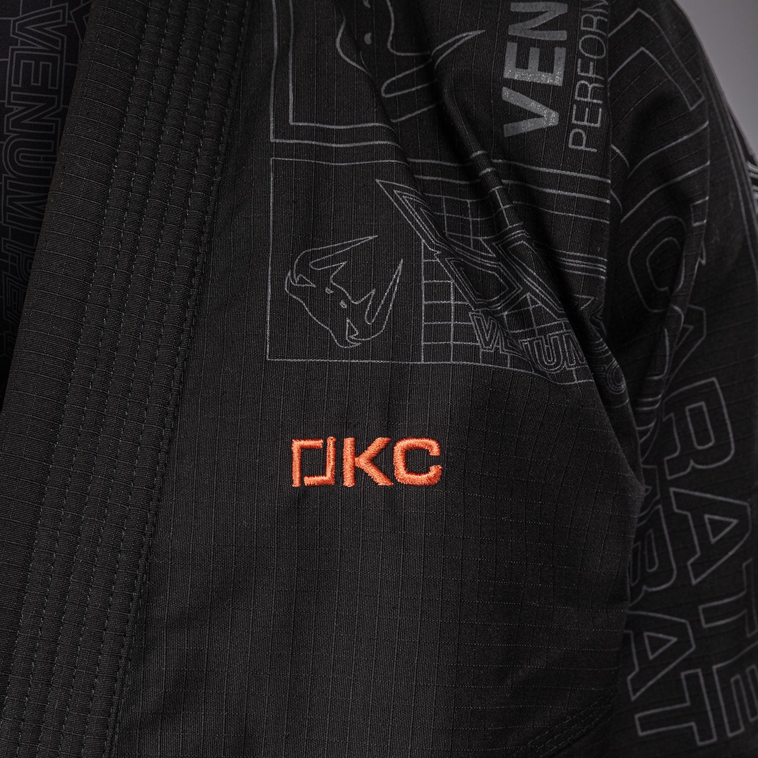 Karate Combat by Venum BJJ Gi - Black/Grey - Image 7