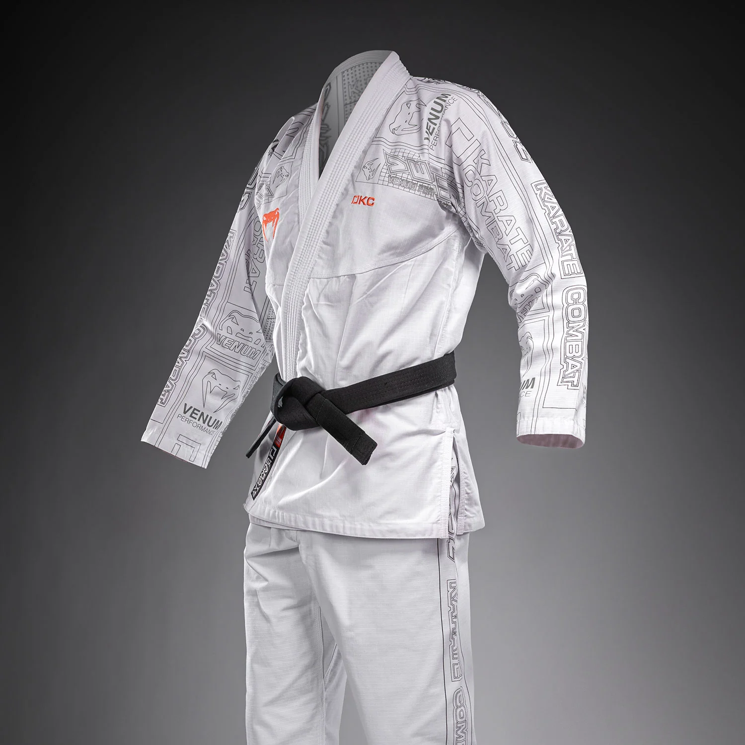 Karate Combat by Venum BJJ Gi - White/Grey - Image 3