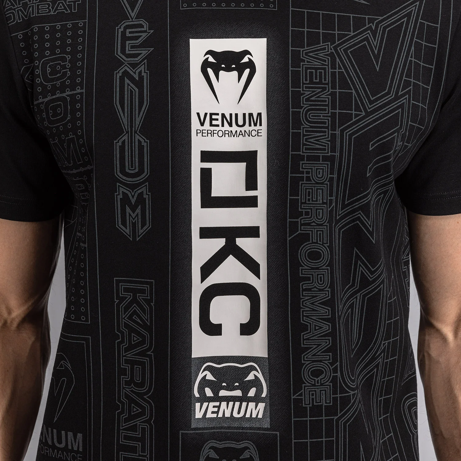 Karate Combat by Venum T-shirt - Black/Grey - Image 5