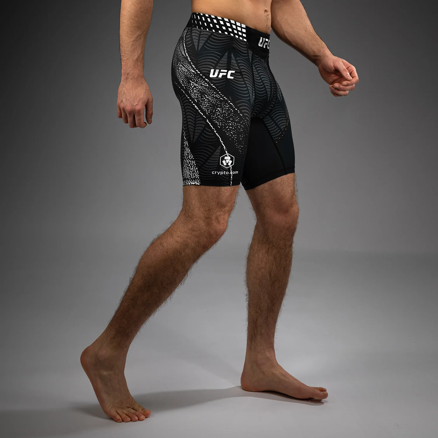 Men’s UFC Zenith by Venum Black Authentic Fight Night Vale Tudo Short Personalized - Image 3