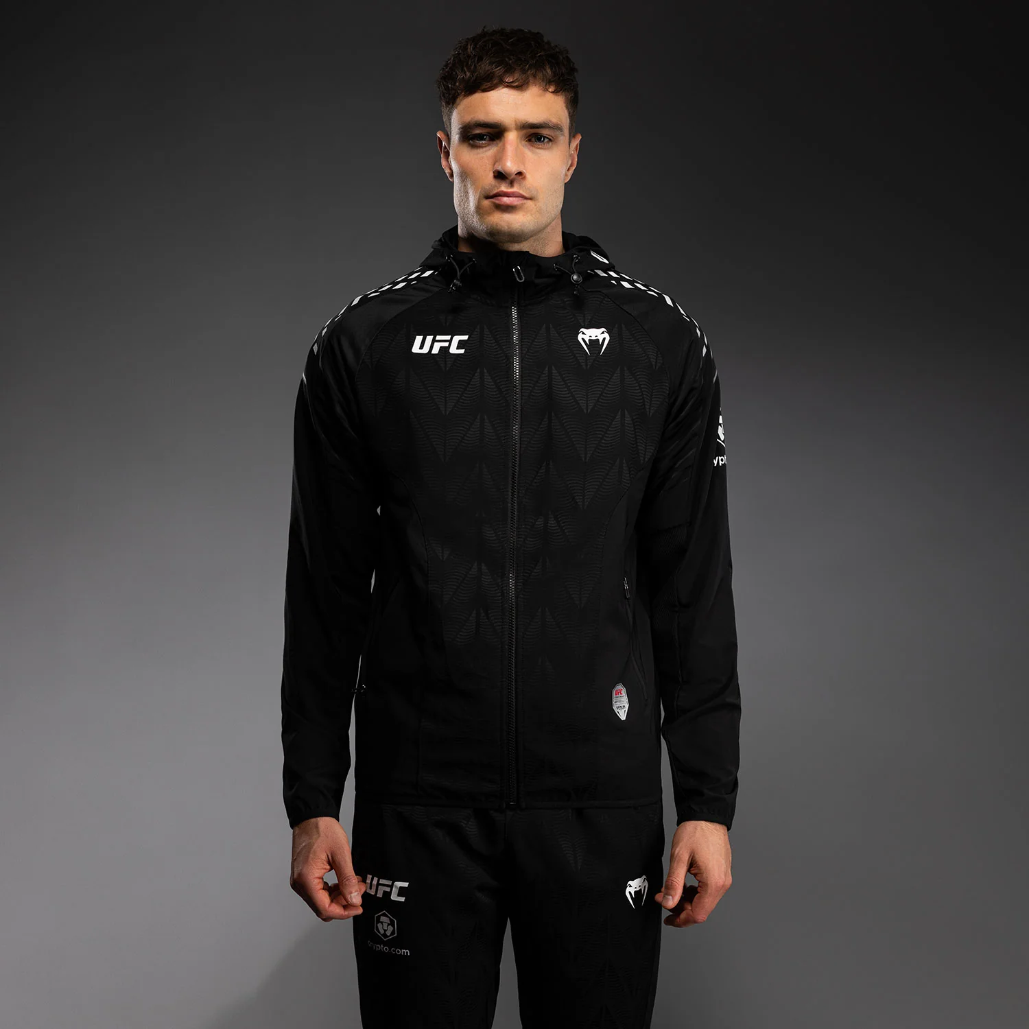 Men’s UFC Zenith by Venum Black Authentic Fight Night Walkout Hoodie