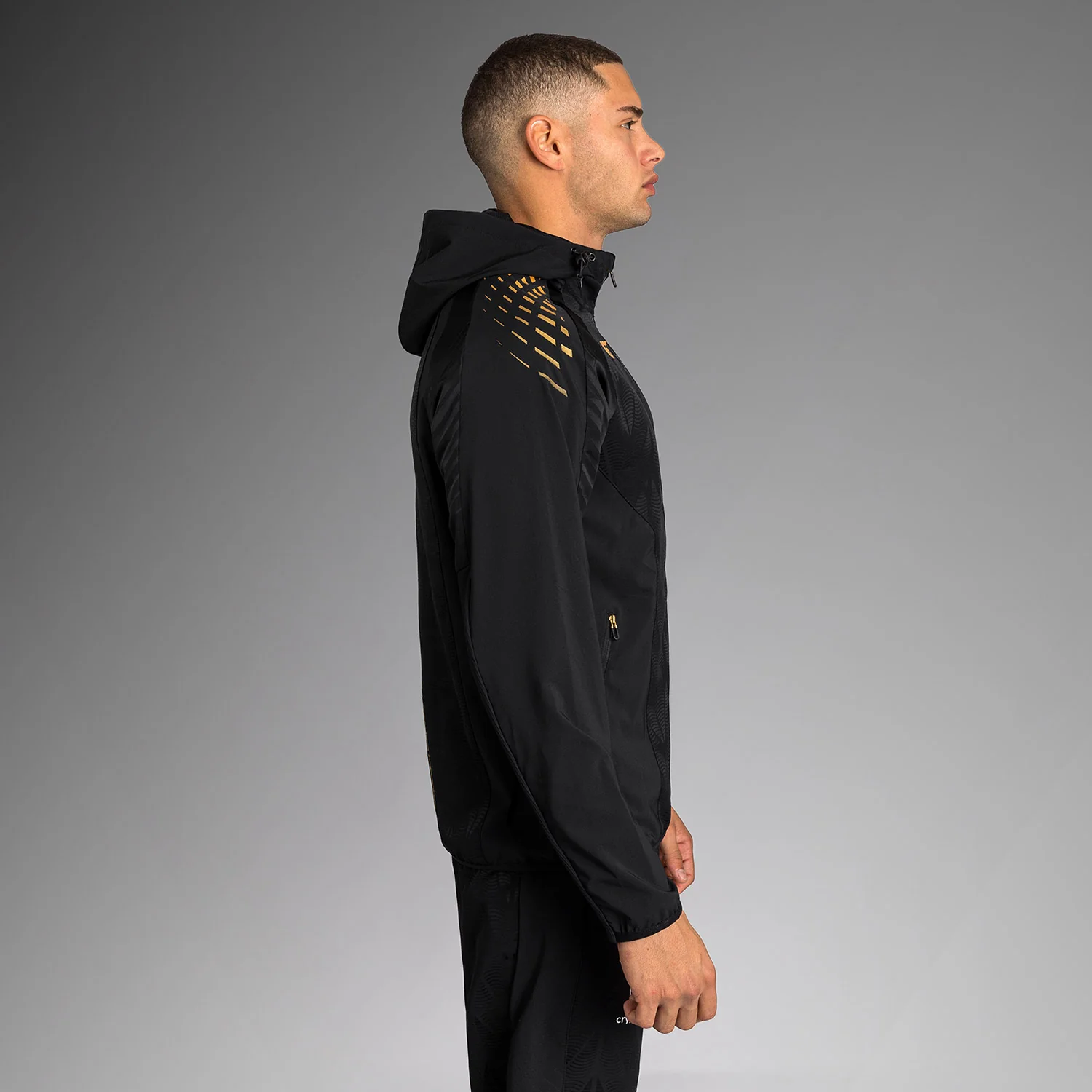 Men’s UFC Zenith by Venum Champion Authentic Fight Night Walkout Hoodie Personalized - Image 6