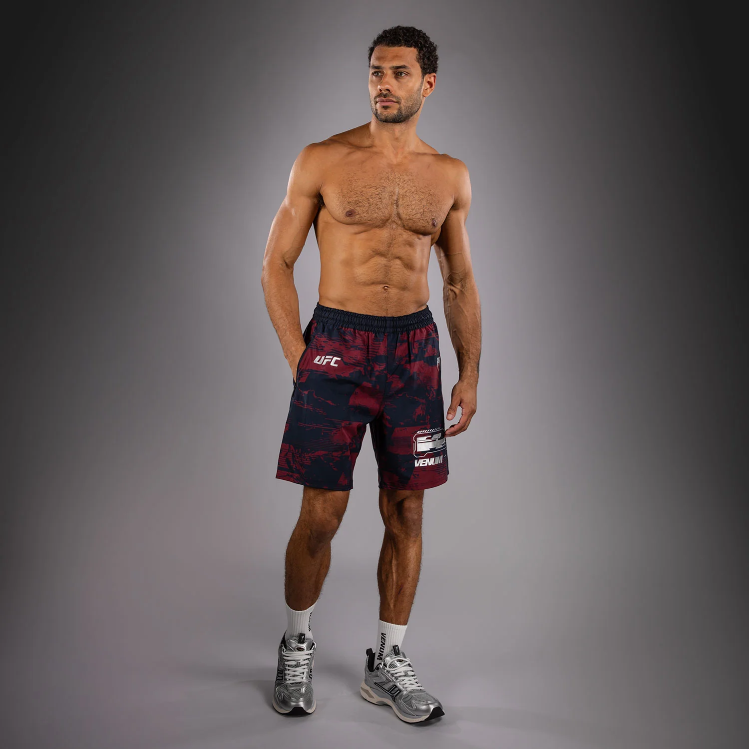 Men’s UFC Zenith by Venum Burgundy Authentic Fight Week Performance Short - Image 6