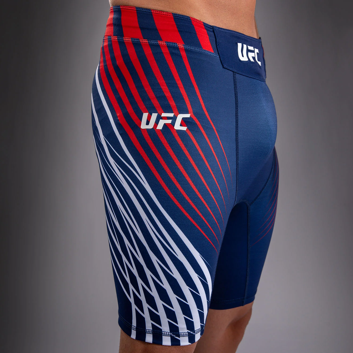 Men's Official UFC Freedom 250 by Venum Blue Authentic Fight Night Vale Tudo Short - Image 6