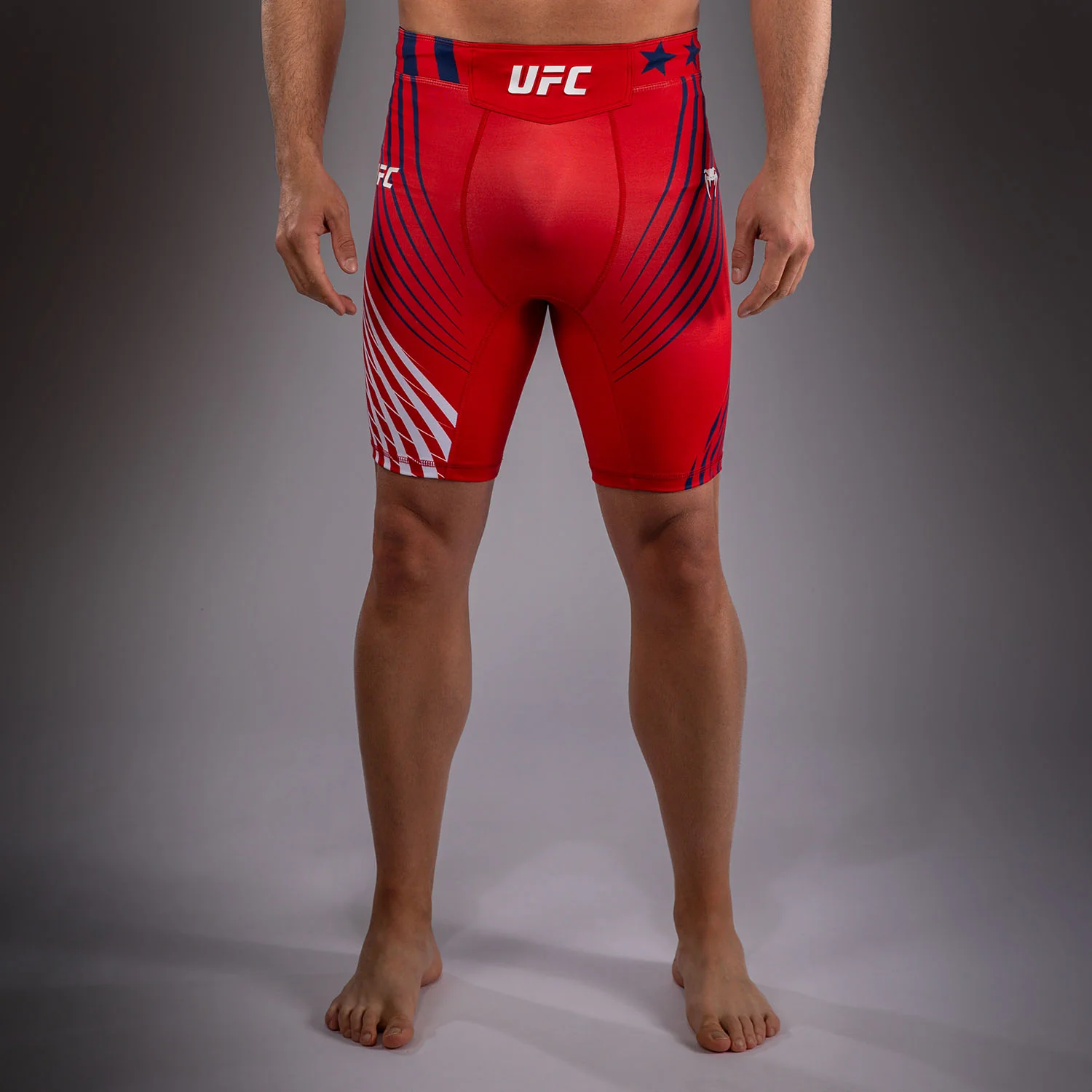 Men's Official UFC Freedom 250 by Venum Red Authentic Fight Night Vale Tudo Short