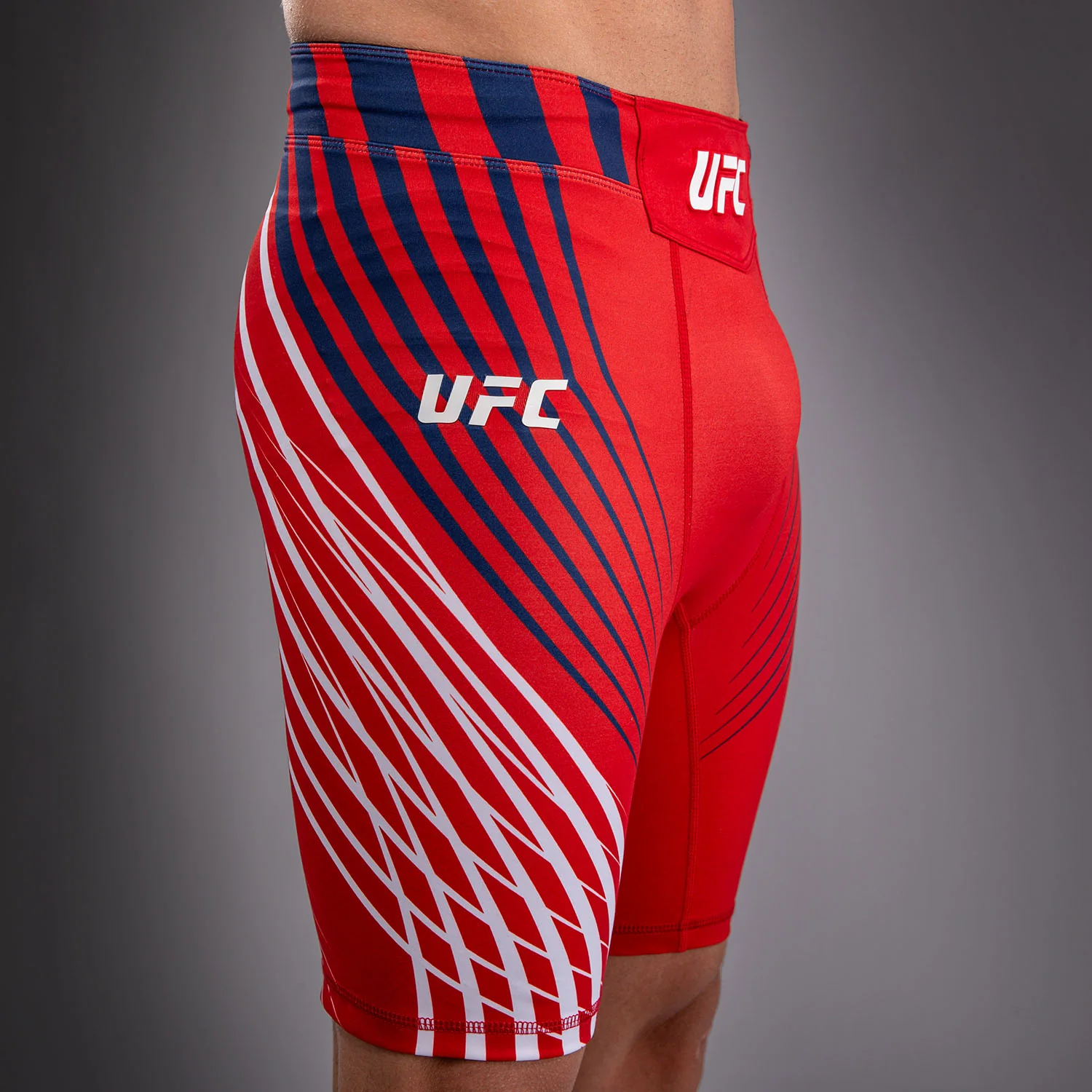 Men's UFC Freedom 250 by Venum Red Personalized Authentic Fight Night Vale Tudo Short - Image 6
