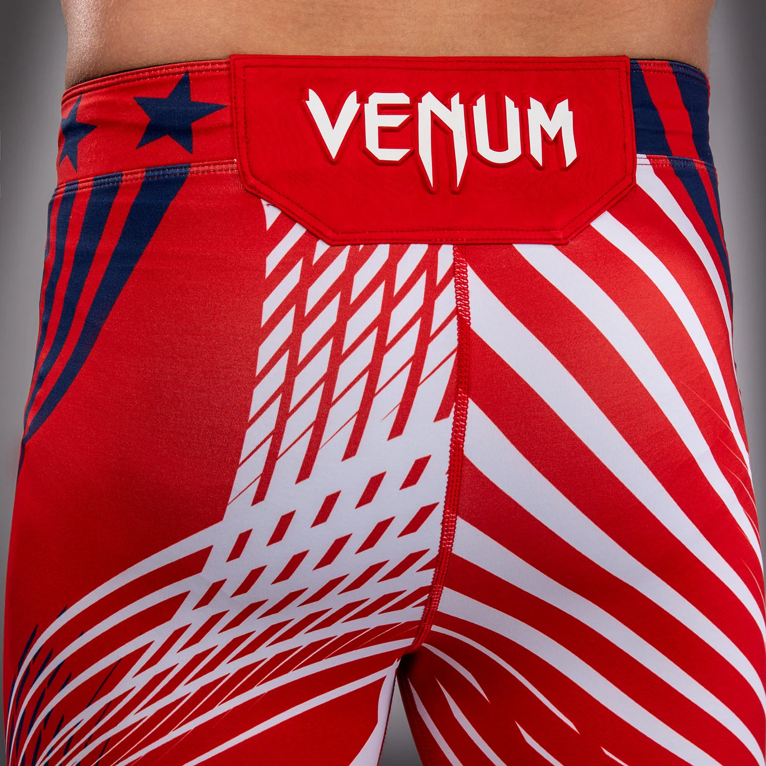 Men's UFC Freedom 250 by Venum Red Personalized Authentic Fight Night Vale Tudo Short - Image 8