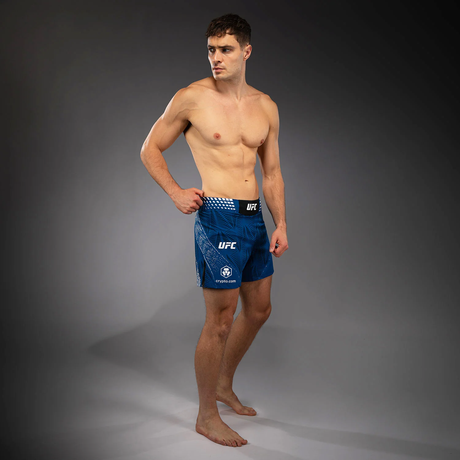 Men's UFC Zenith by Venum Blue Authentic Fight Night Short Fit Fight Short Personalized - Image 7