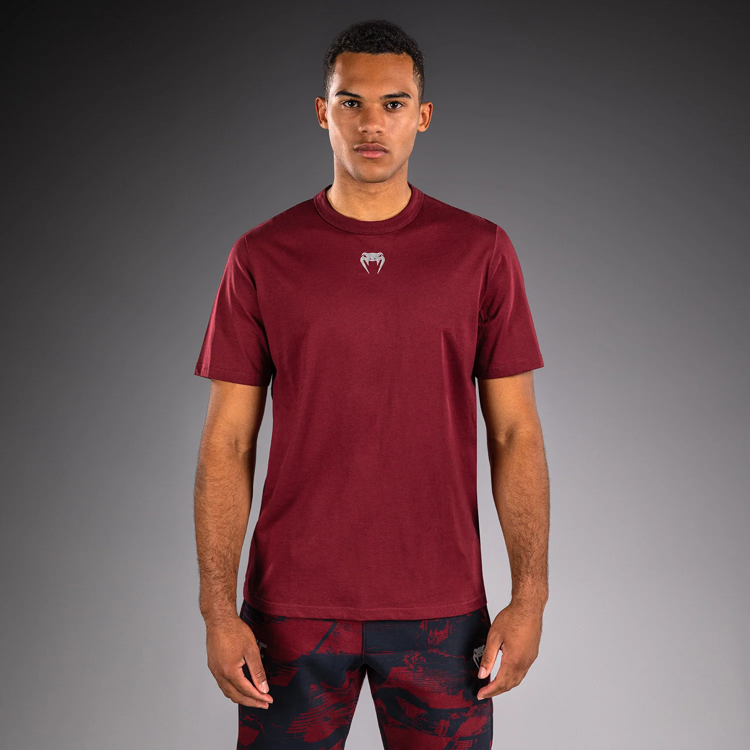 Men's UFC Zenith by Venum Burgundy Authentic Fight Week Short Sleeve T-Shirt