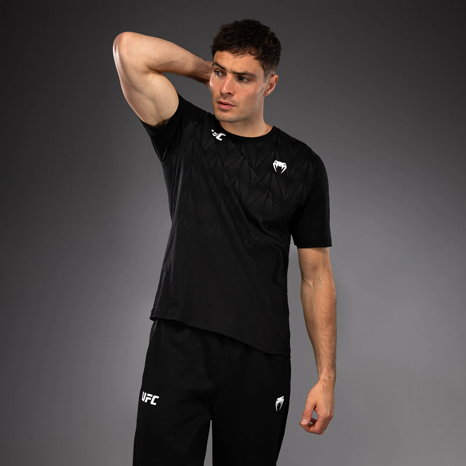 Men's UFC Zenith by Venum Replica Black T-Shirt - Image 3