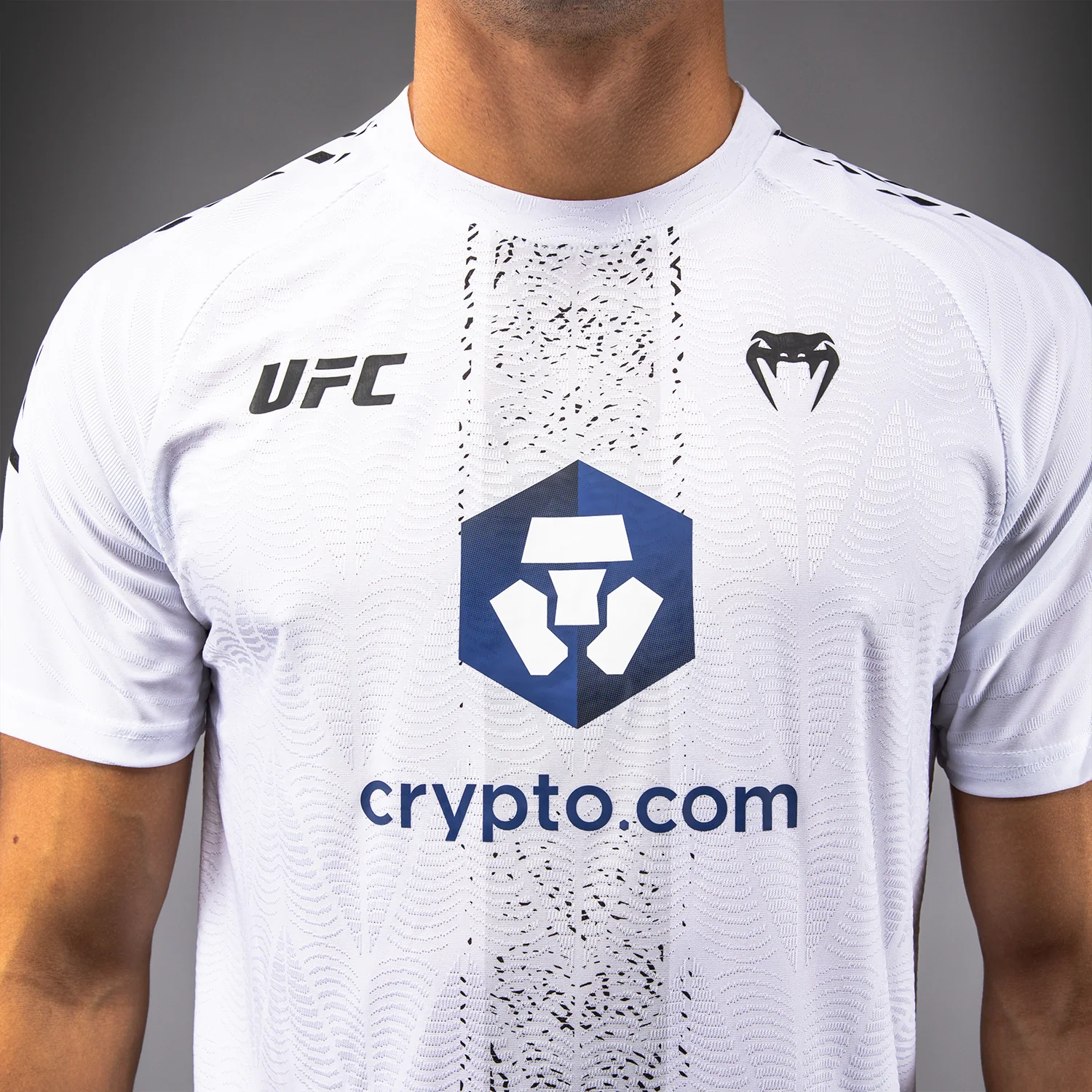 Men's UFC Zenith by Venum White Authentic Fight Night Walkout Jersey - Image 4