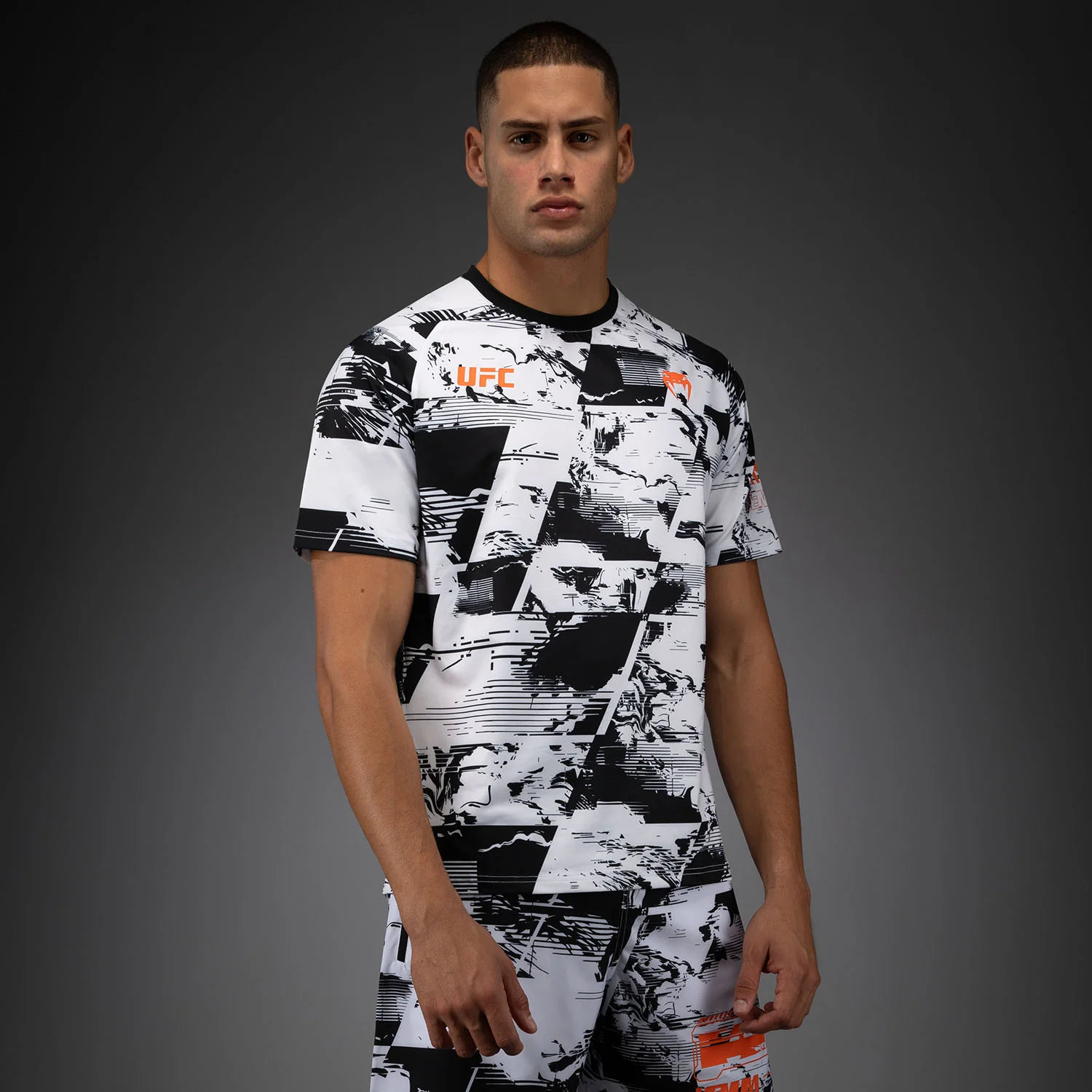 Men's UFC Zenith by Venum White Authentic Fight Week Performance Short Sleeve T-Shirt - Image 2