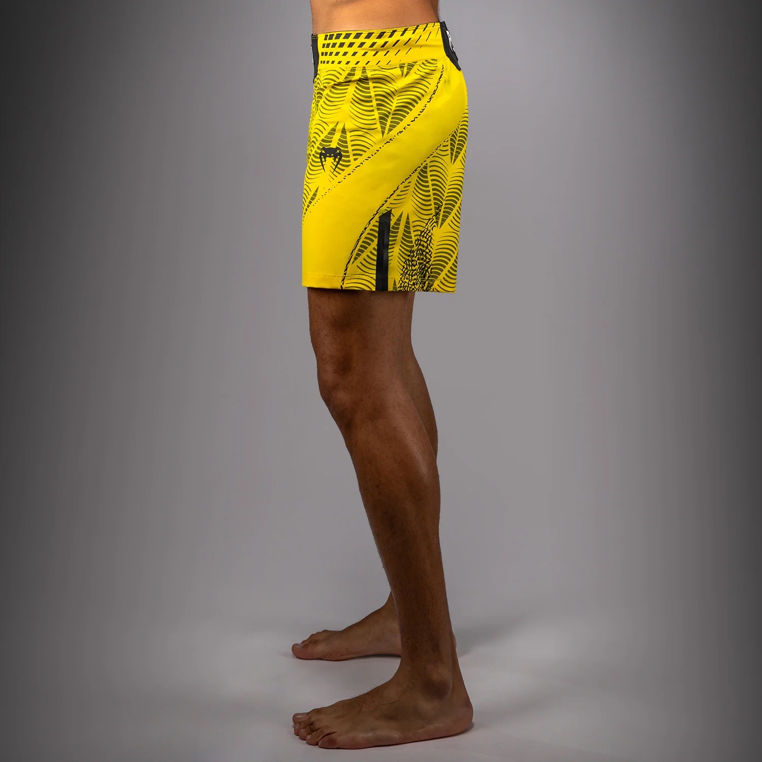 Men's UFC Zenith by Venum Yellow Authentic Fight Night Short Fit Fight Short Personalized - Image 4