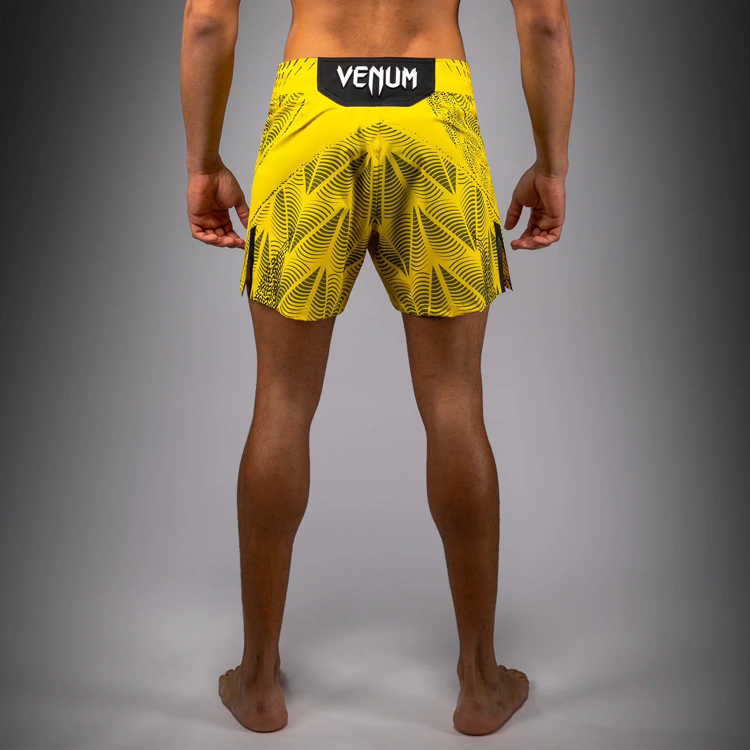 Men's UFC Zenith by Venum Yellow Authentic Fight Night Short Fit Fight Short Personalized - Image 5
