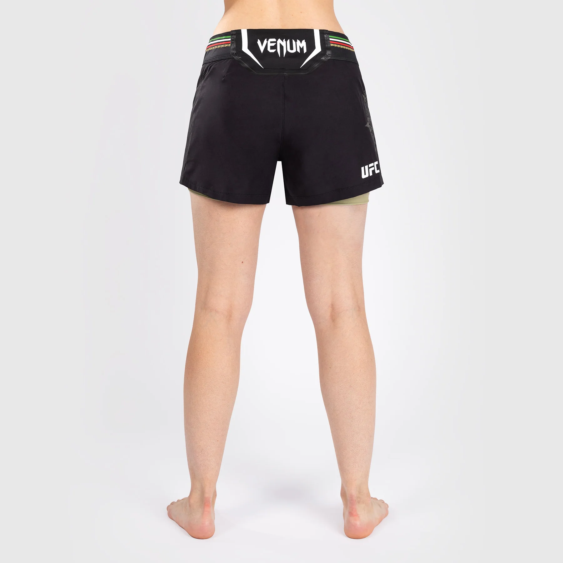 Noche UFC by Venum Authentic Fight Night Women’s Fight Short - Black - Image 2