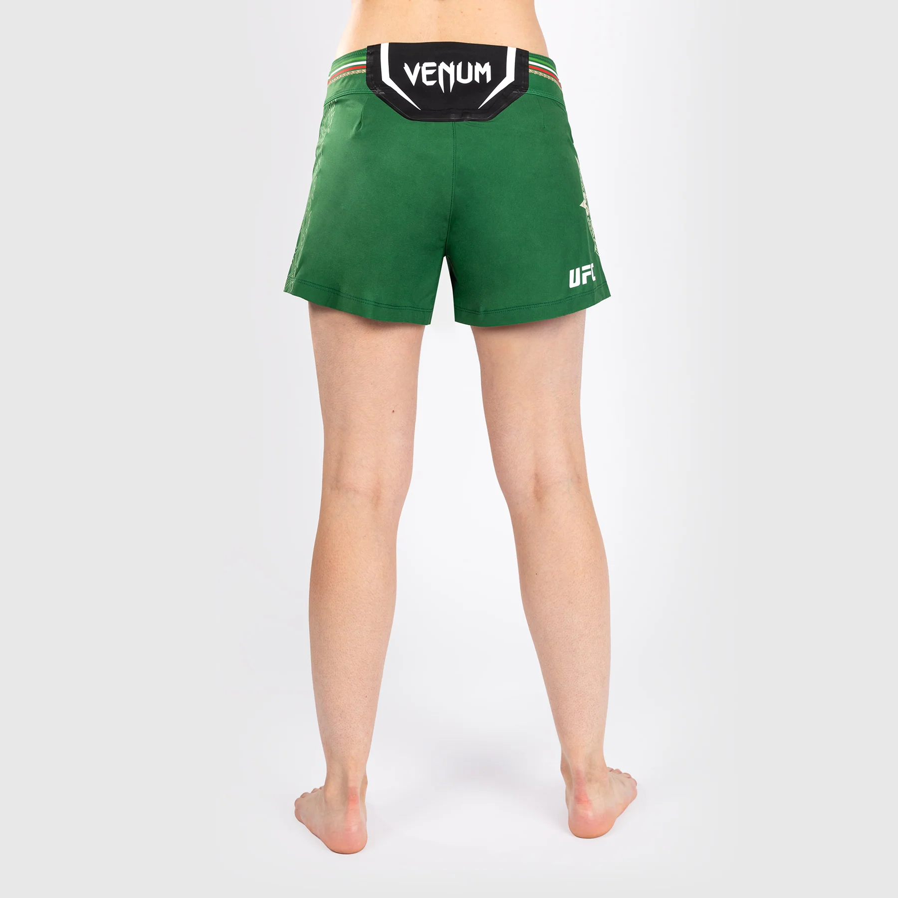 Noche UFC by Venum Authentic Fight Night Women’s Fight Short - Green - Image 2