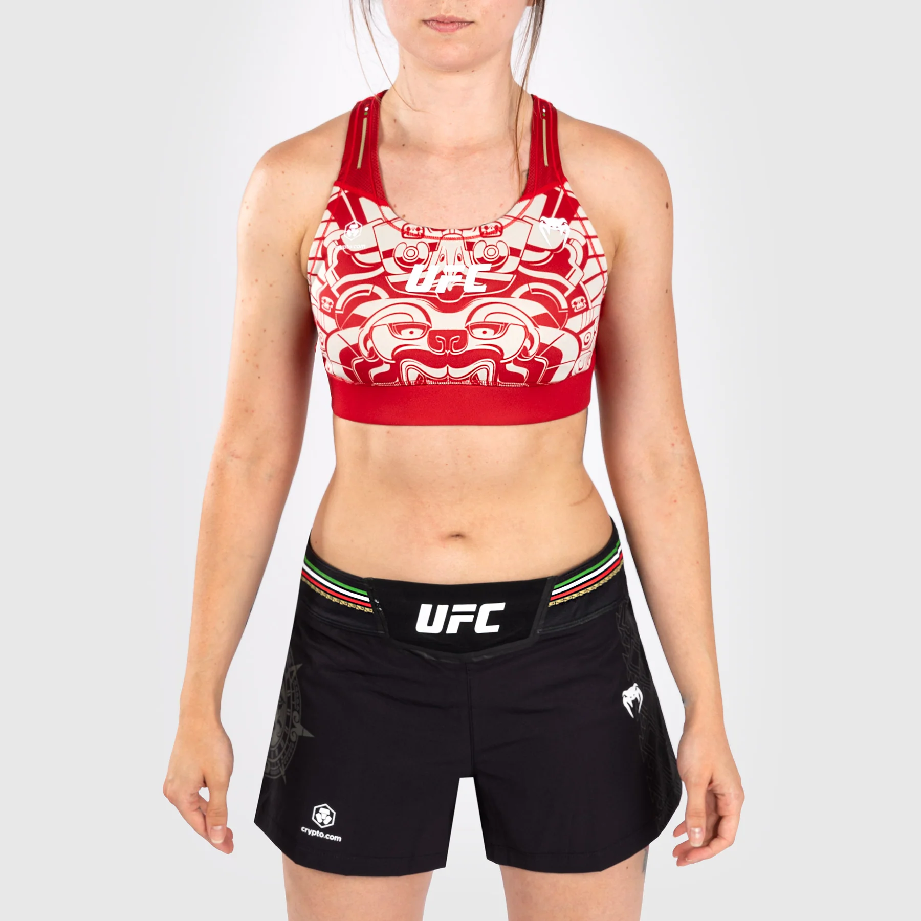 Noche UFC by Venum Authentic Fight Night Women’s Sports Bra - Red