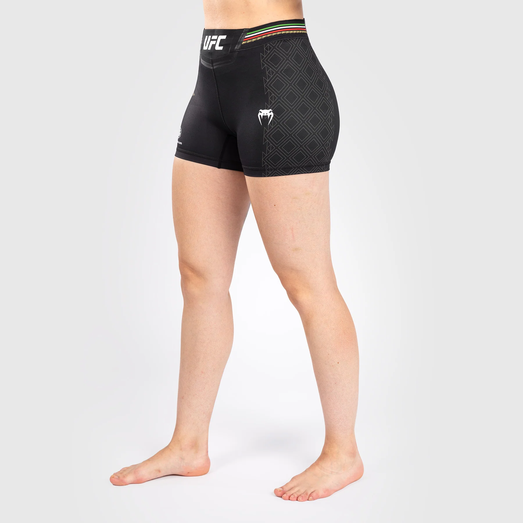Noche UFC by Venum Authentic Fight Night Women’s Vale Tudo Short - Short Fit - Black - Image 2
