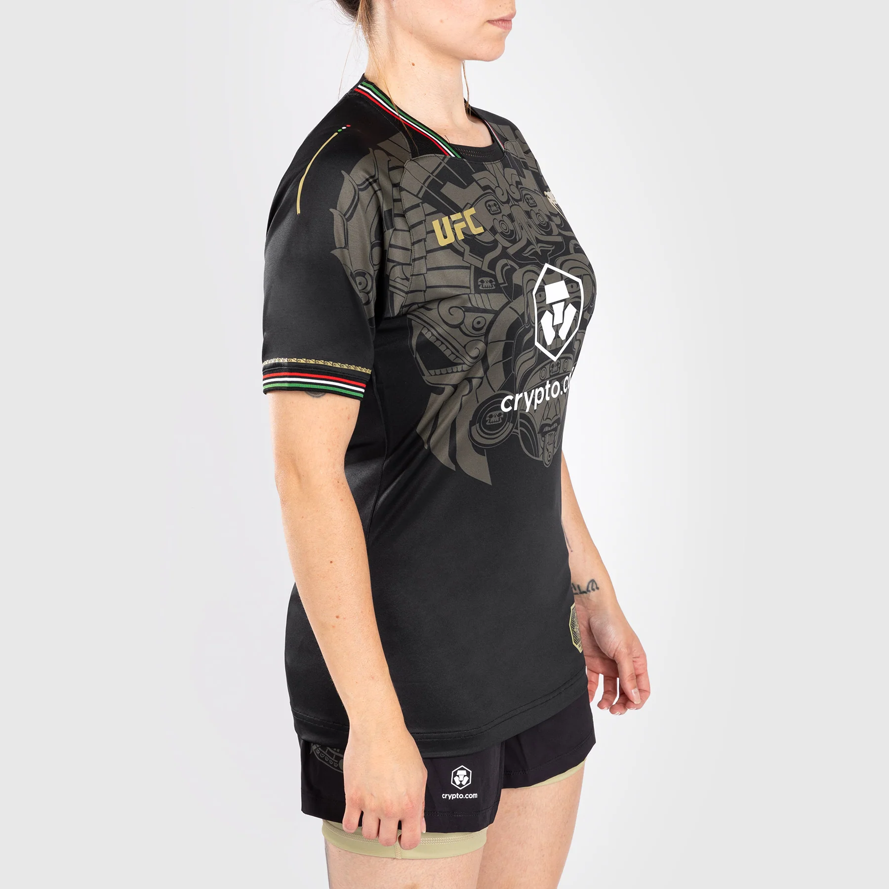 Noche UFC by Venum Authentic Fight Night Women’s Walkout Jersey - Black - Image 3