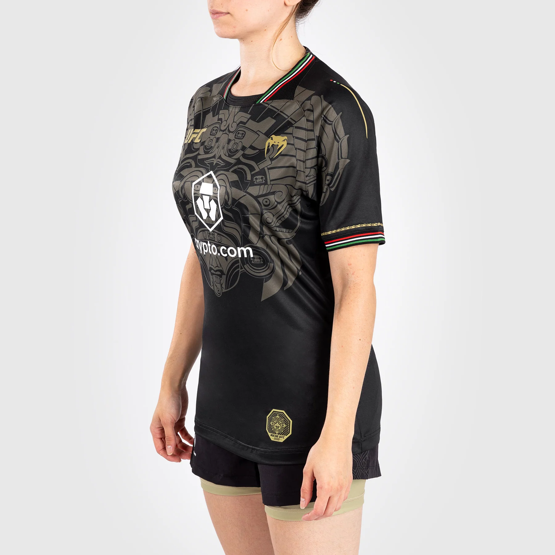 Noche UFC by Venum Authentic Fight Night Women’s Walkout Jersey - Black - Image 4