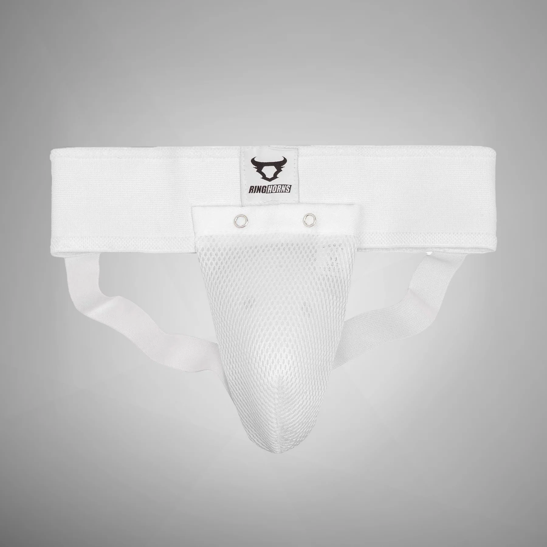 Ringhorns Charger by Venum Kids Groin Guard and Jockstrap – White