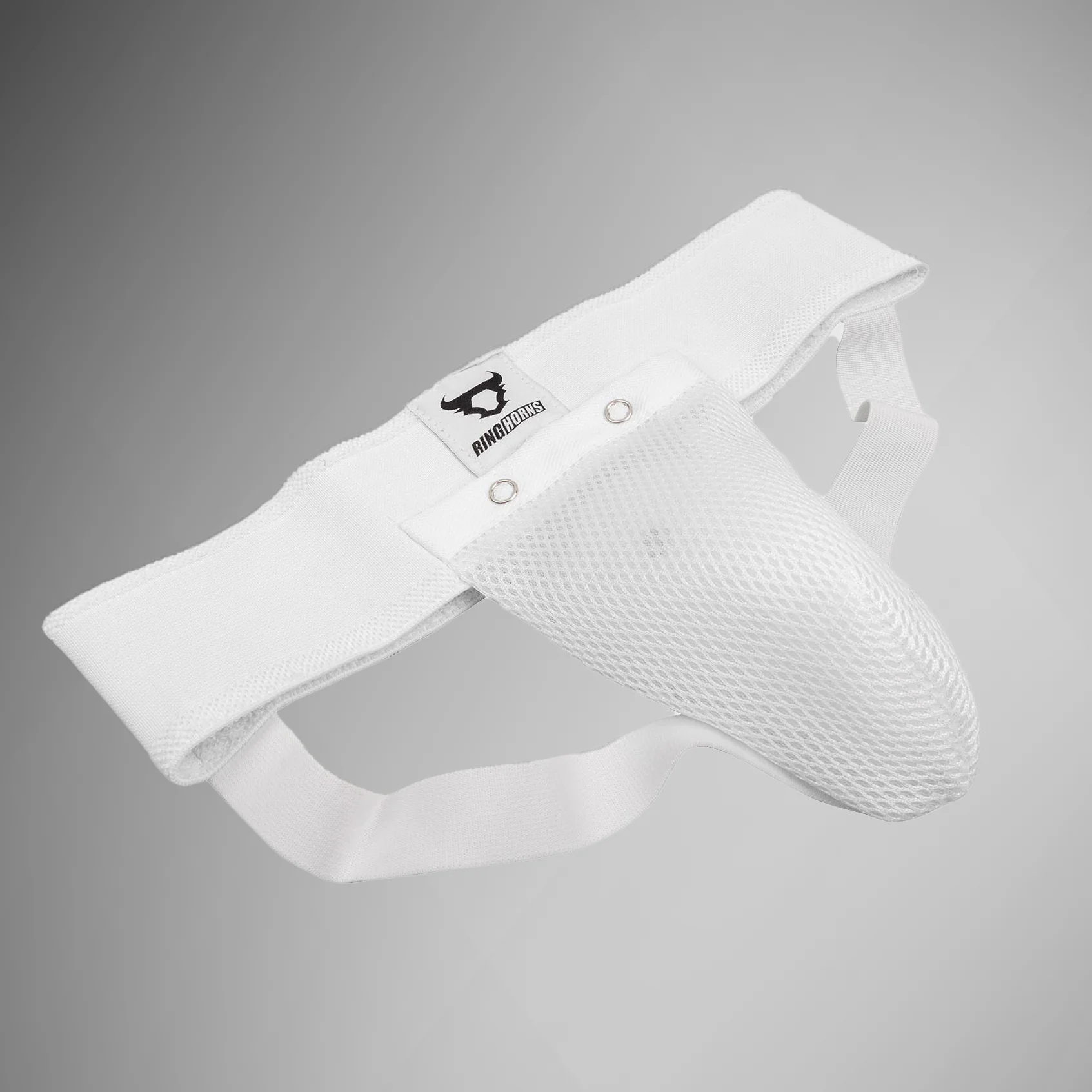 Ringhorns Charger by Venum Kids Groin Guard and Jockstrap – White - Image 2