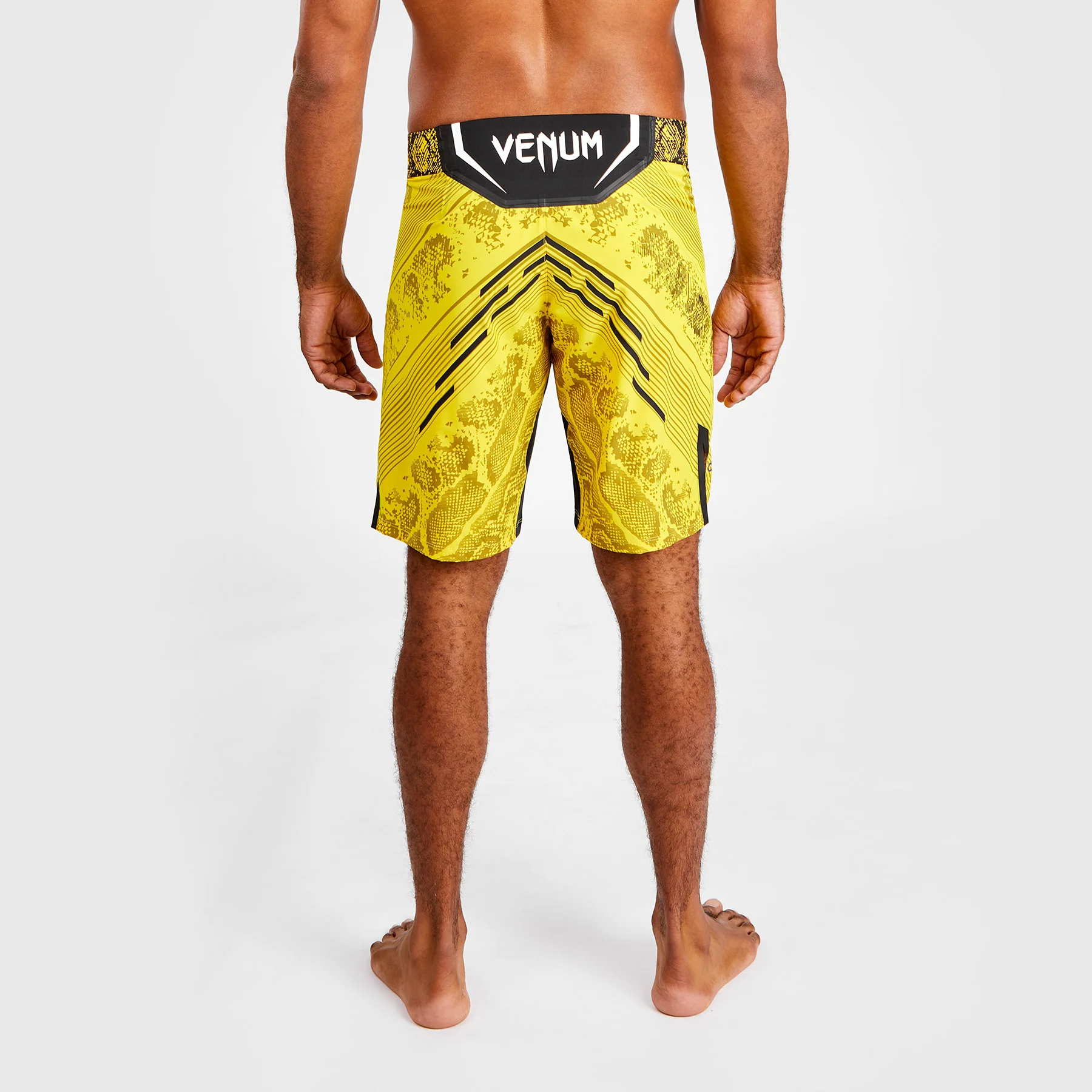 UFC Adrenaline by Venum Personalized Authentic Fight Night Men's Fight Short - Long Fit - Yellow - Image 7