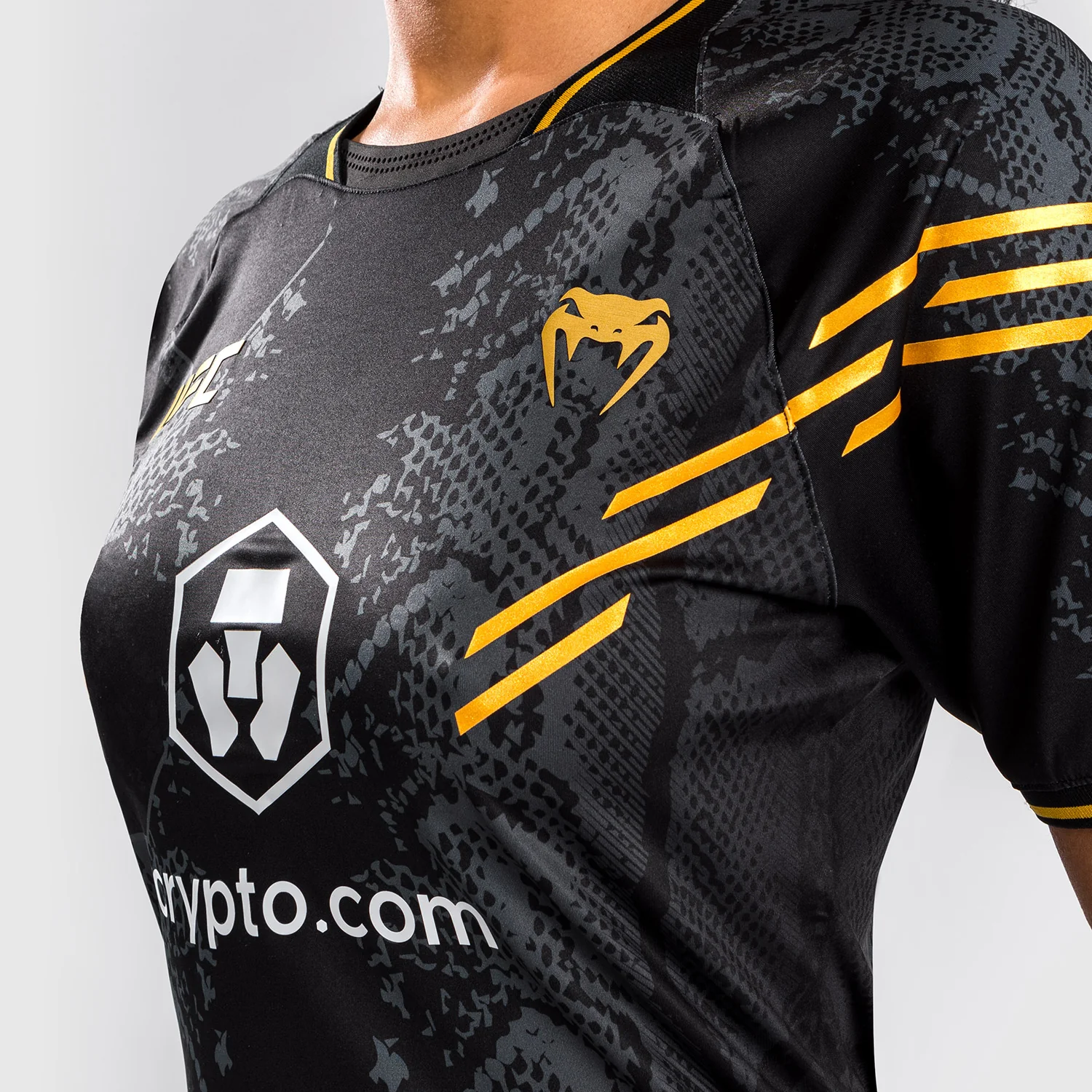 UFC Adrenaline by Venum Personalized Authentic Fight Night Women's Walkout Jersey - Champion - Image 6