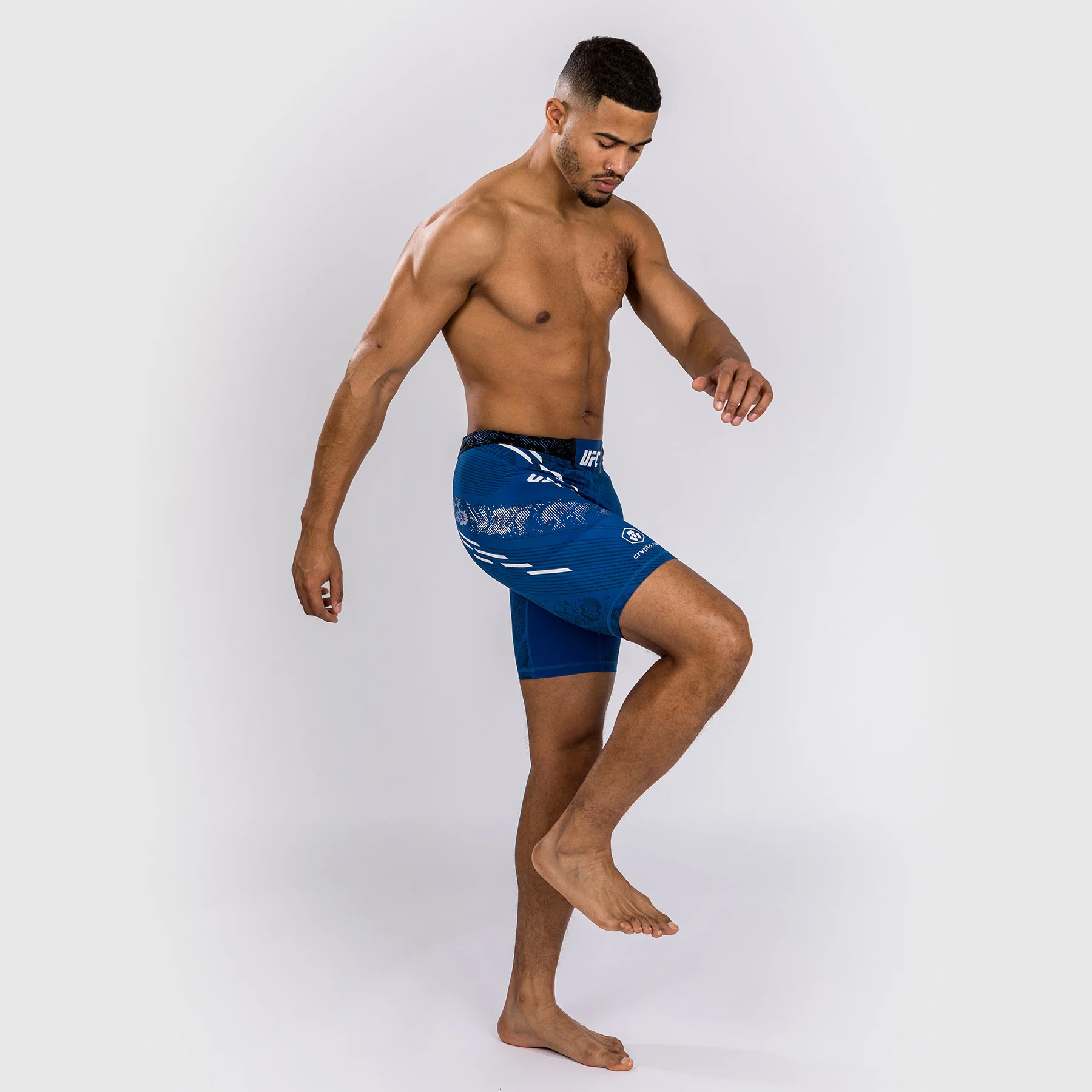 UFC Adrenaline by Venum Authentic Fight Night Men’s Vale Tudo Short - Blue - Image 4