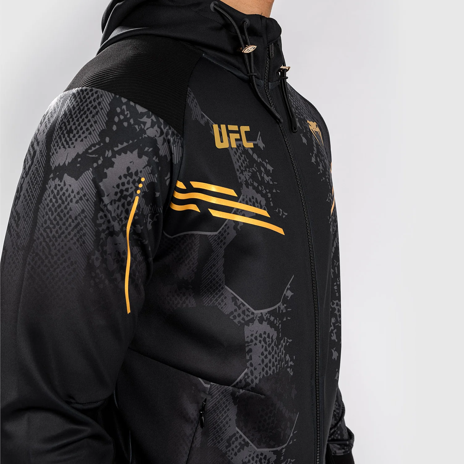 UFC Adrenaline by Venum Authentic Fight Night Men’s Walkout Hoodie - Champion - Image 2