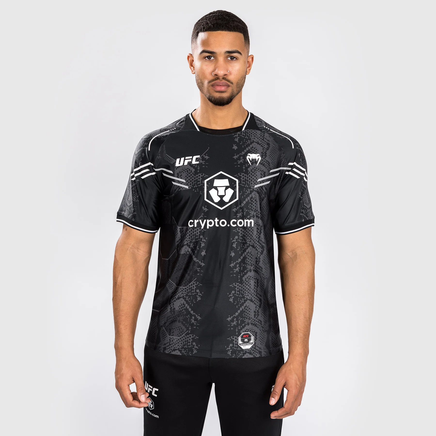 UFC Adrenaline by Venum Authentic Fight Night Men’s Walkout Jersey - Black