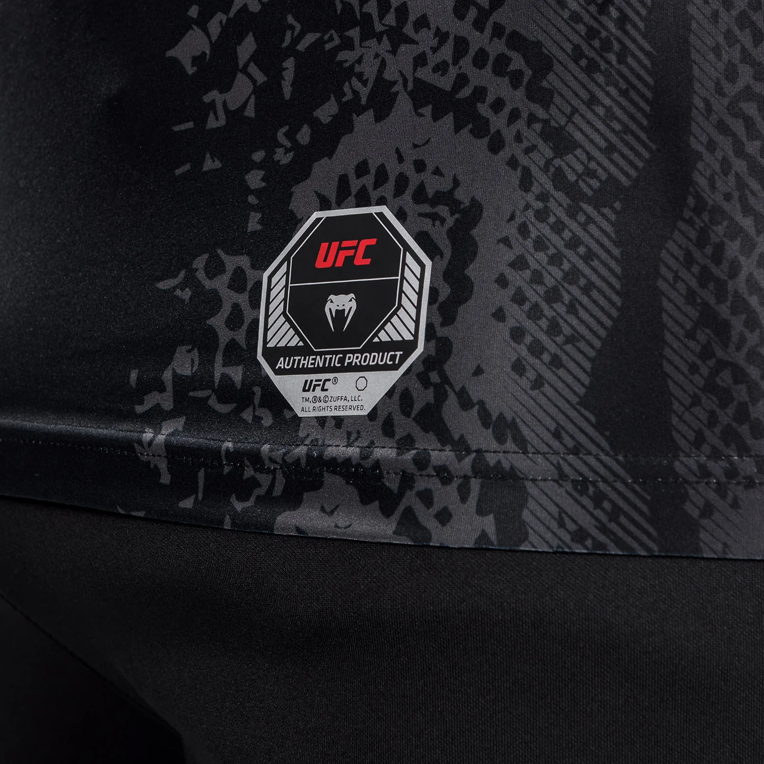 UFC Adrenaline by Venum Authentic Fight Night Men’s Walkout Jersey - Black - Image 7