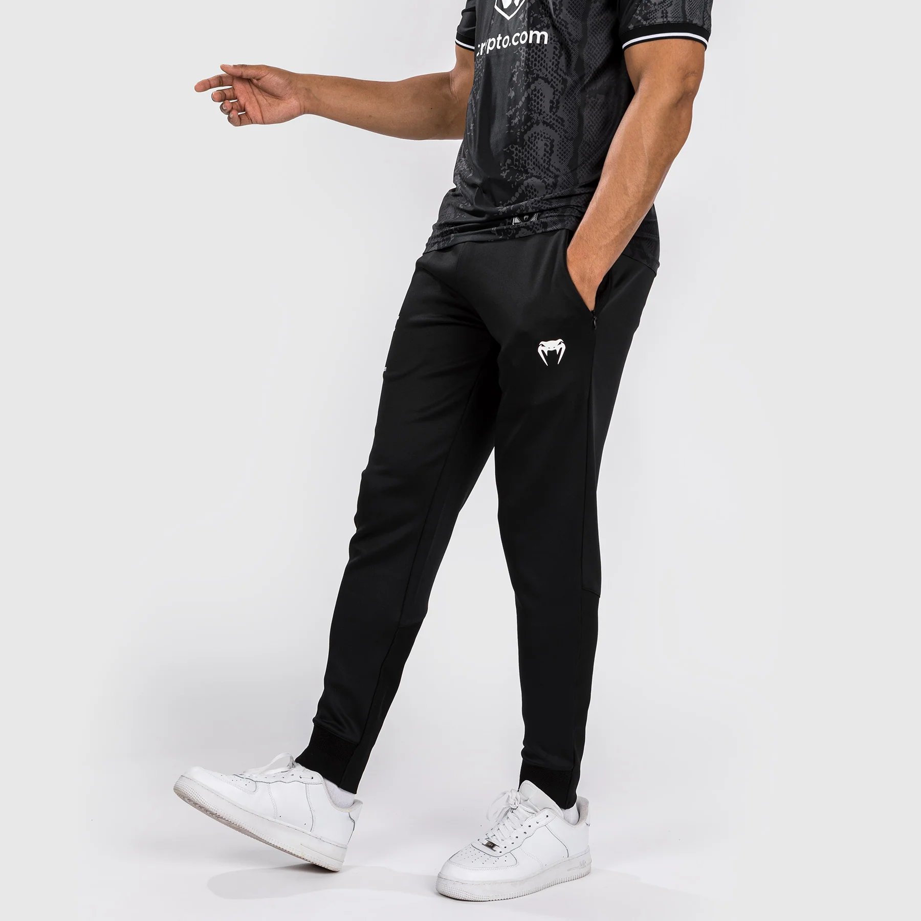 UFC Adrenaline by Venum Authentic Fight Night Men’s Walkout Pant - Black - Image 2