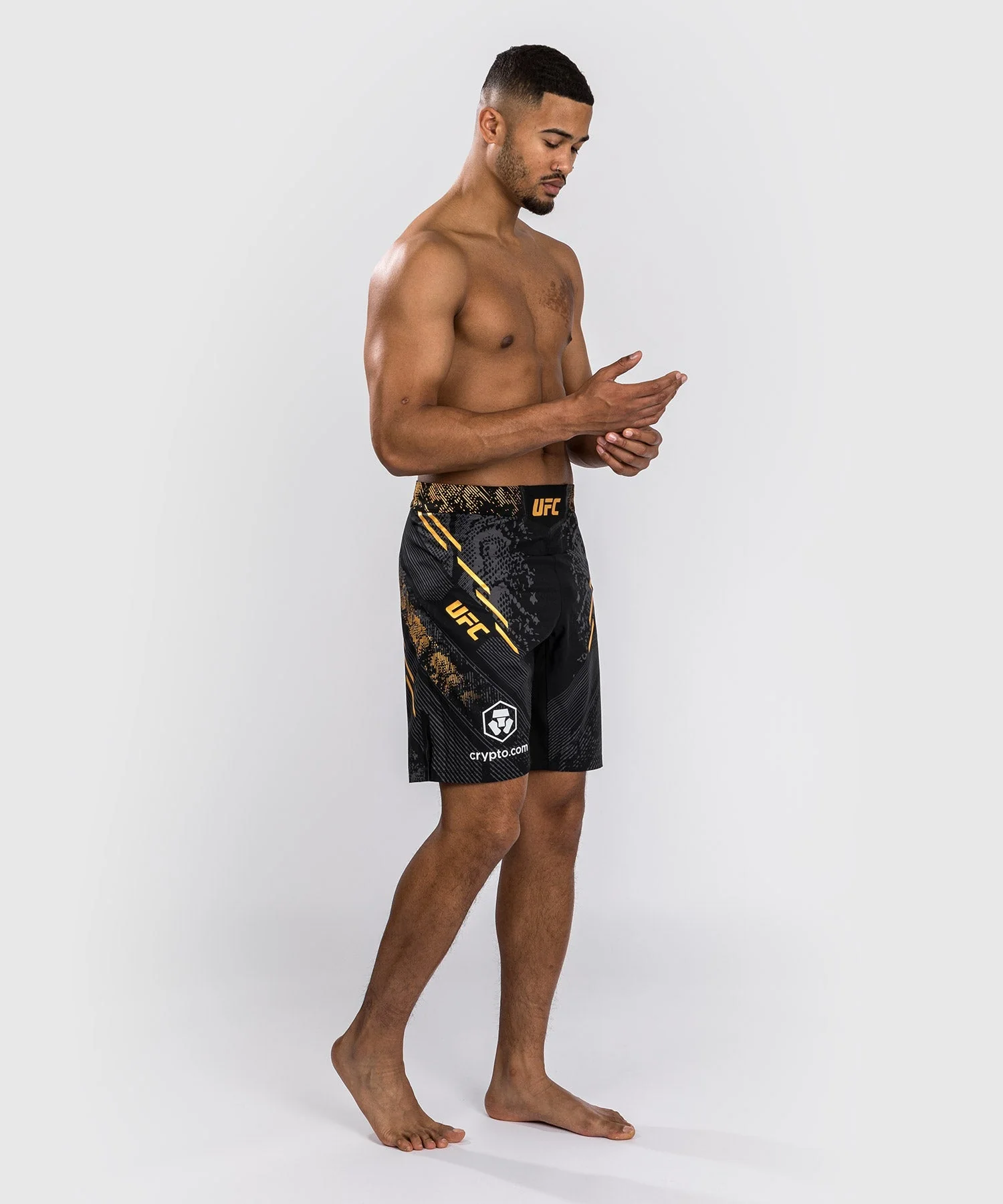 UFC Adrenaline by Venum Authentic Fight Night Men's Fight Short - Long Fit - Champion - Image 4