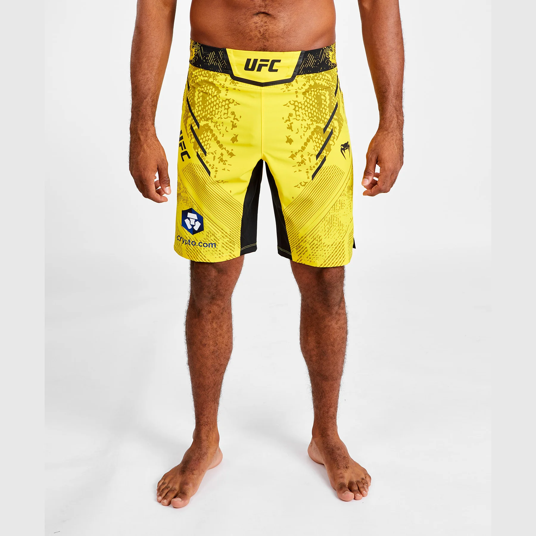 UFC Adrenaline by Venum Authentic Fight Night Men's Fight Short - Long Fit - Yellow - Image 7