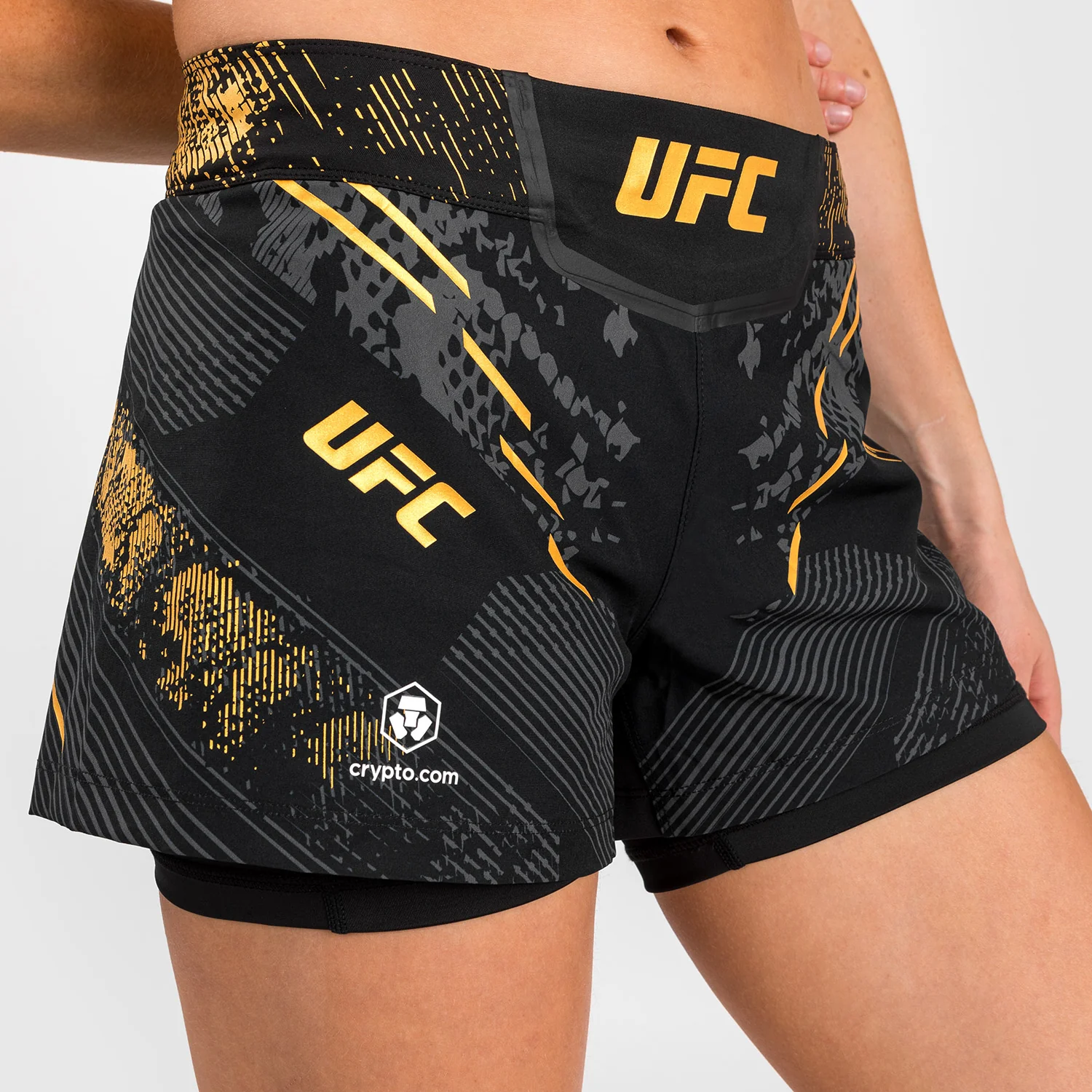 UFC Adrenaline by Venum Authentic Fight Night Women’s Fight Short - Champion - Image 6