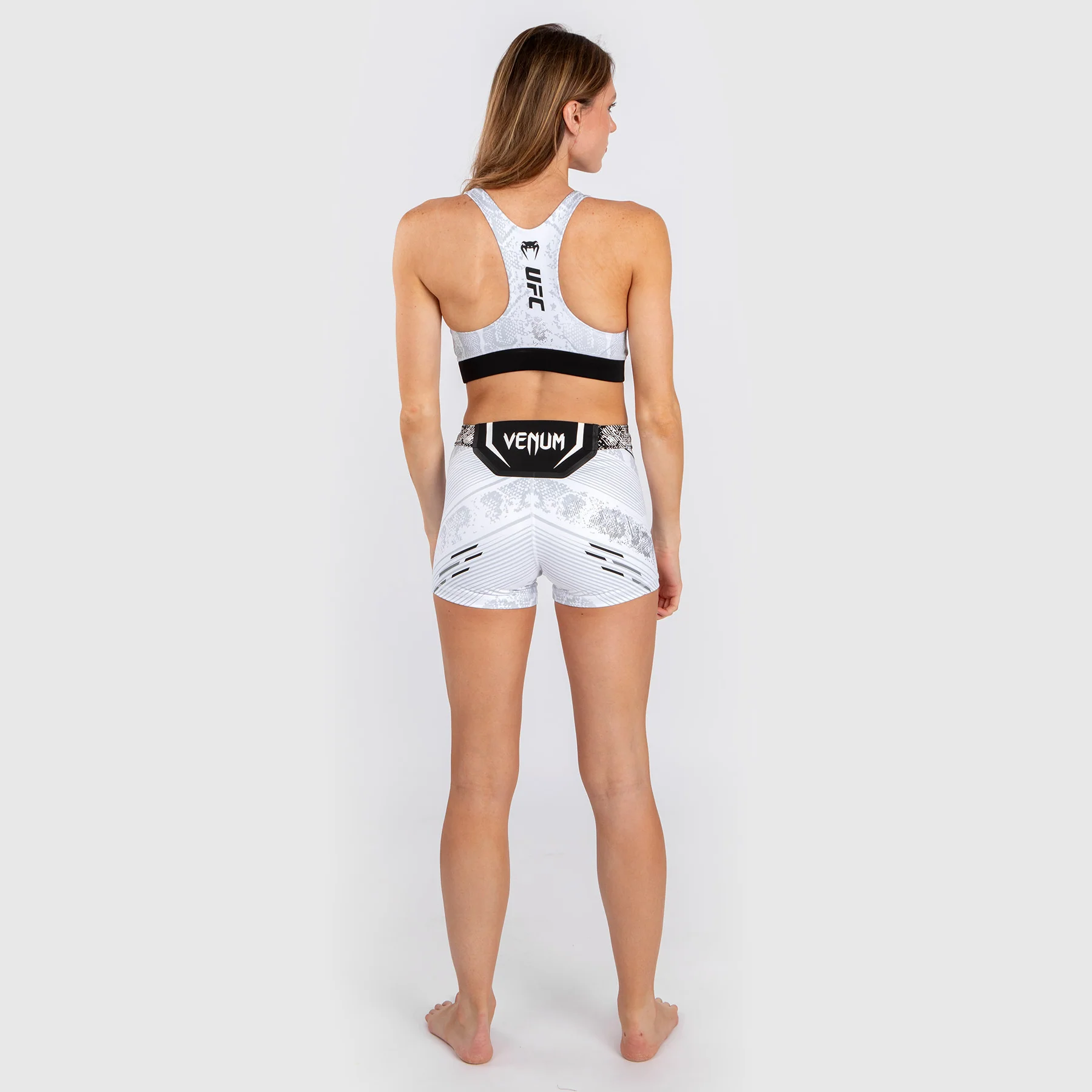 UFC Adrenaline by Venum Authentic Fight Night  Women’s Sports Bra - White - Image 4