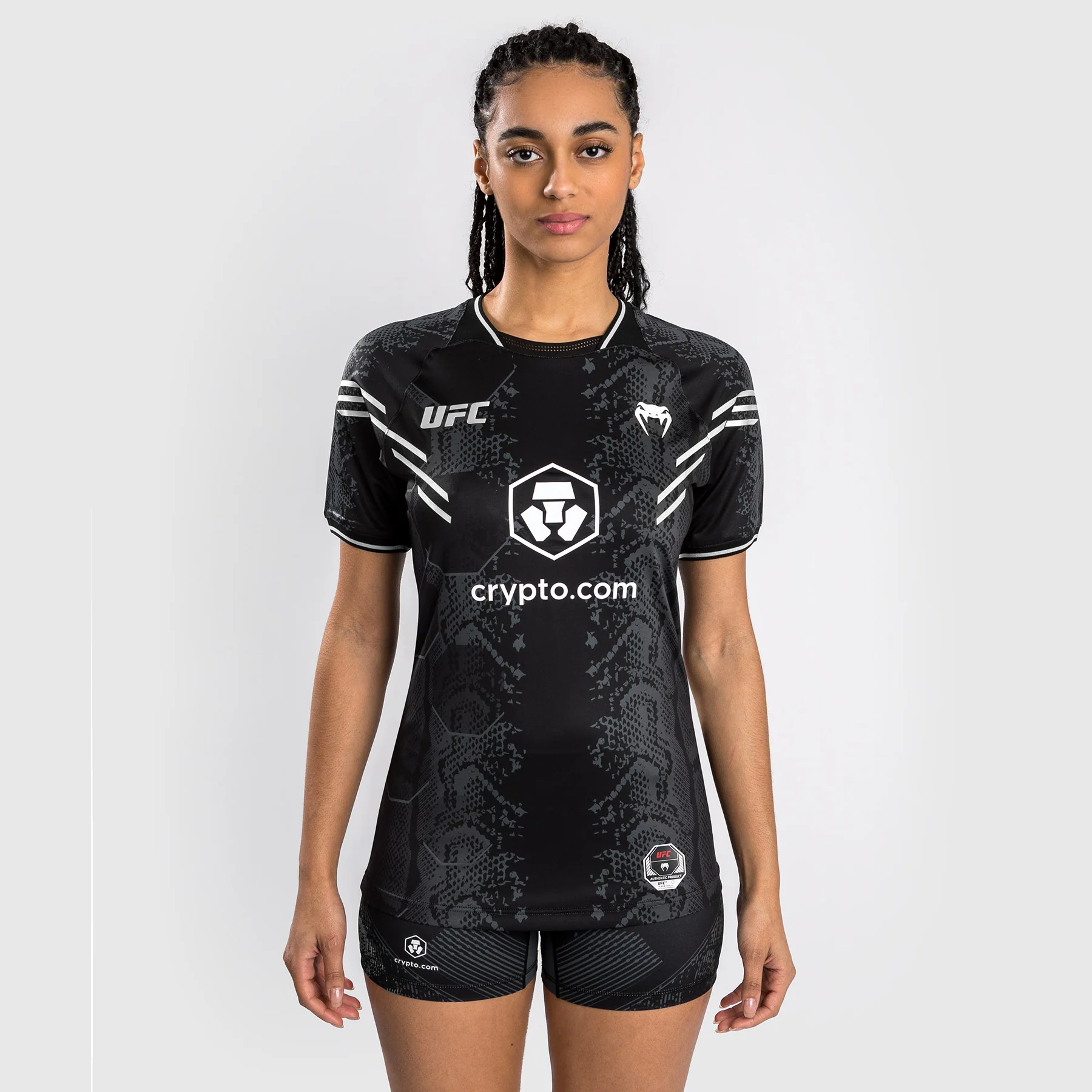 UFC Adrenaline by Venum Authentic Fight Night Women’s Walkout Jersey - Black