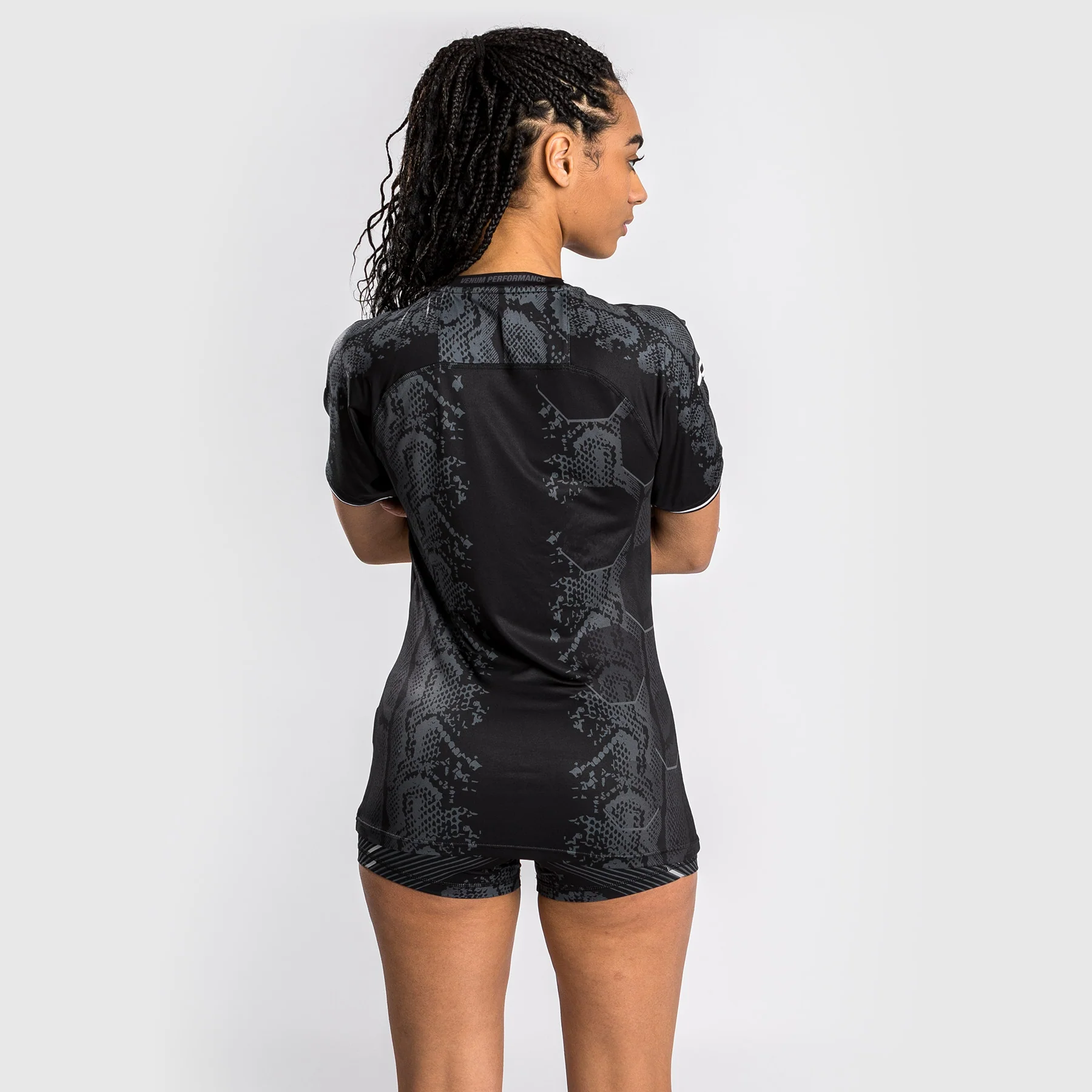 UFC Adrenaline by Venum Authentic Fight Night Women’s Walkout Jersey - Black - Image 6