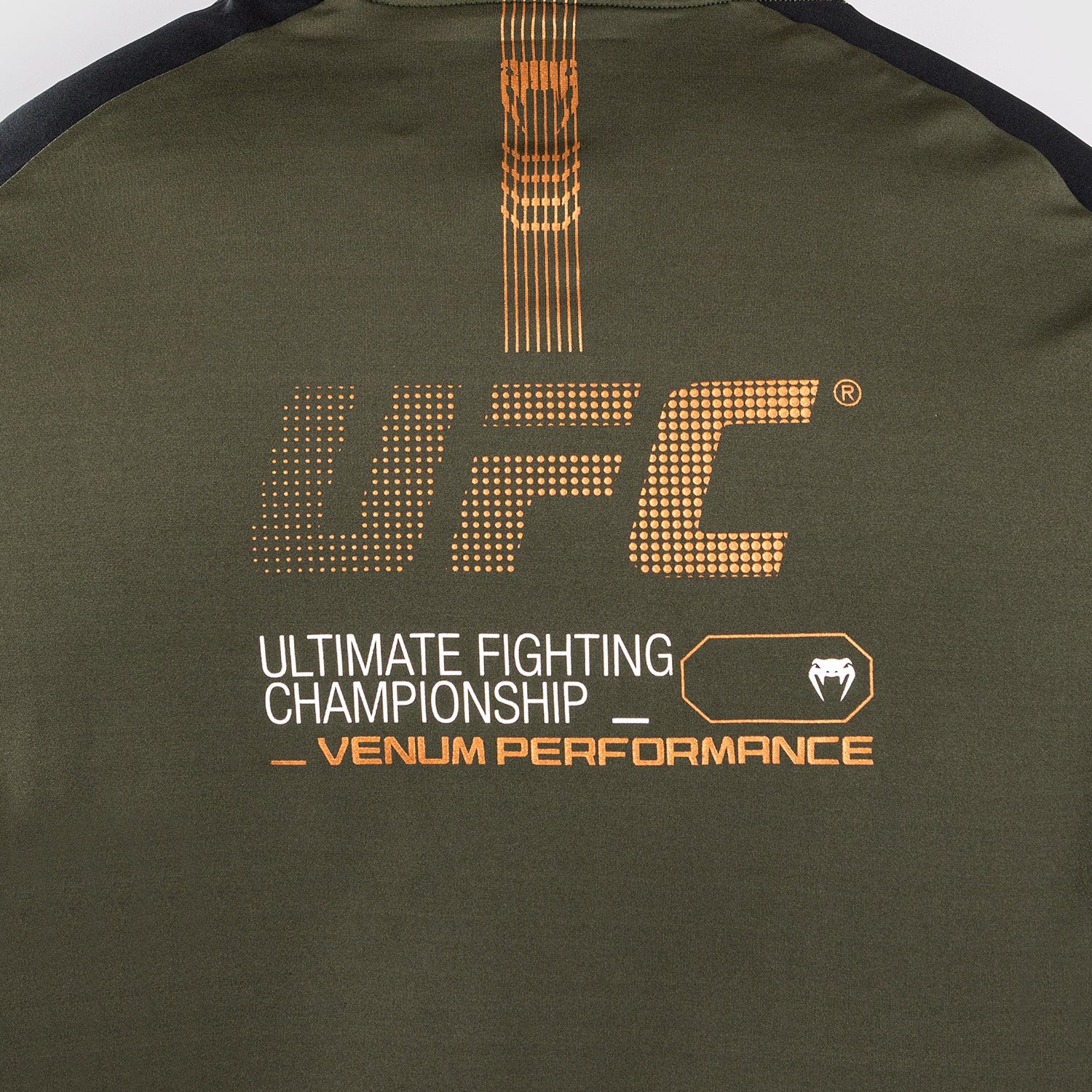 UFC Adrenaline by Venum Fight Week Men’s Dry-tech T-shirt - Khaki/Bronze - Image 9