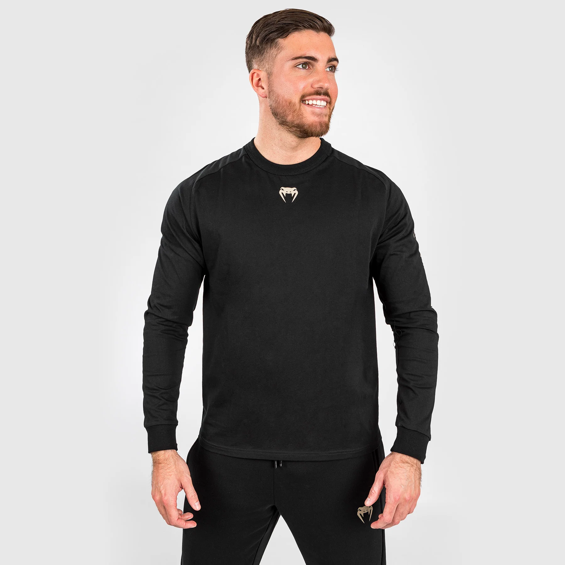 UFC Adrenaline by Venum Fight Week Men’s Long-sleeve T-shirt - Black - Image 3
