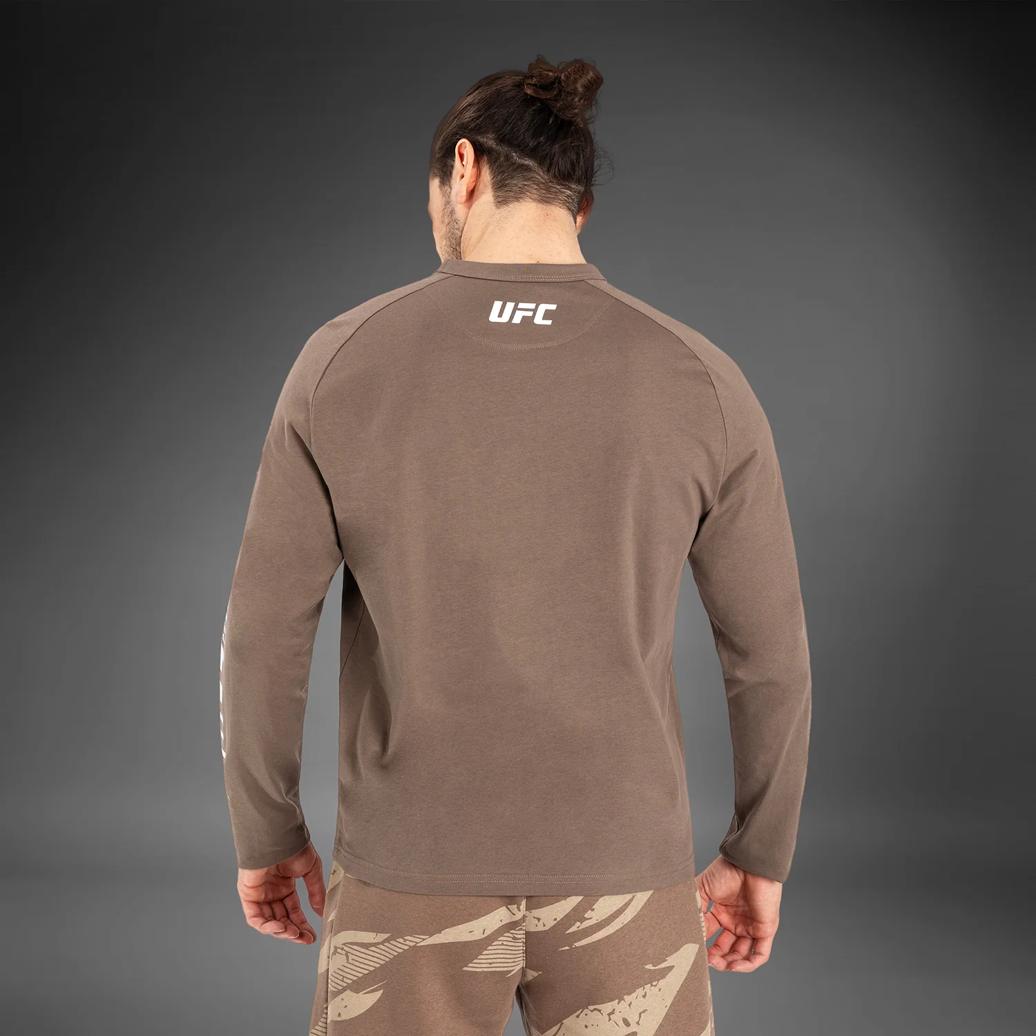 UFC Adrenaline by Venum Fight Week Men’s Long Sleeve T-Shirt - Bronze - Image 2