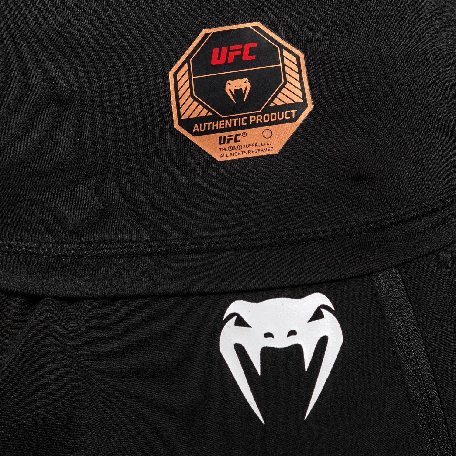 UFC Adrenaline by Venum Fight Week Men’s Performance Long-sleeve Rashguard - Black - Image 7
