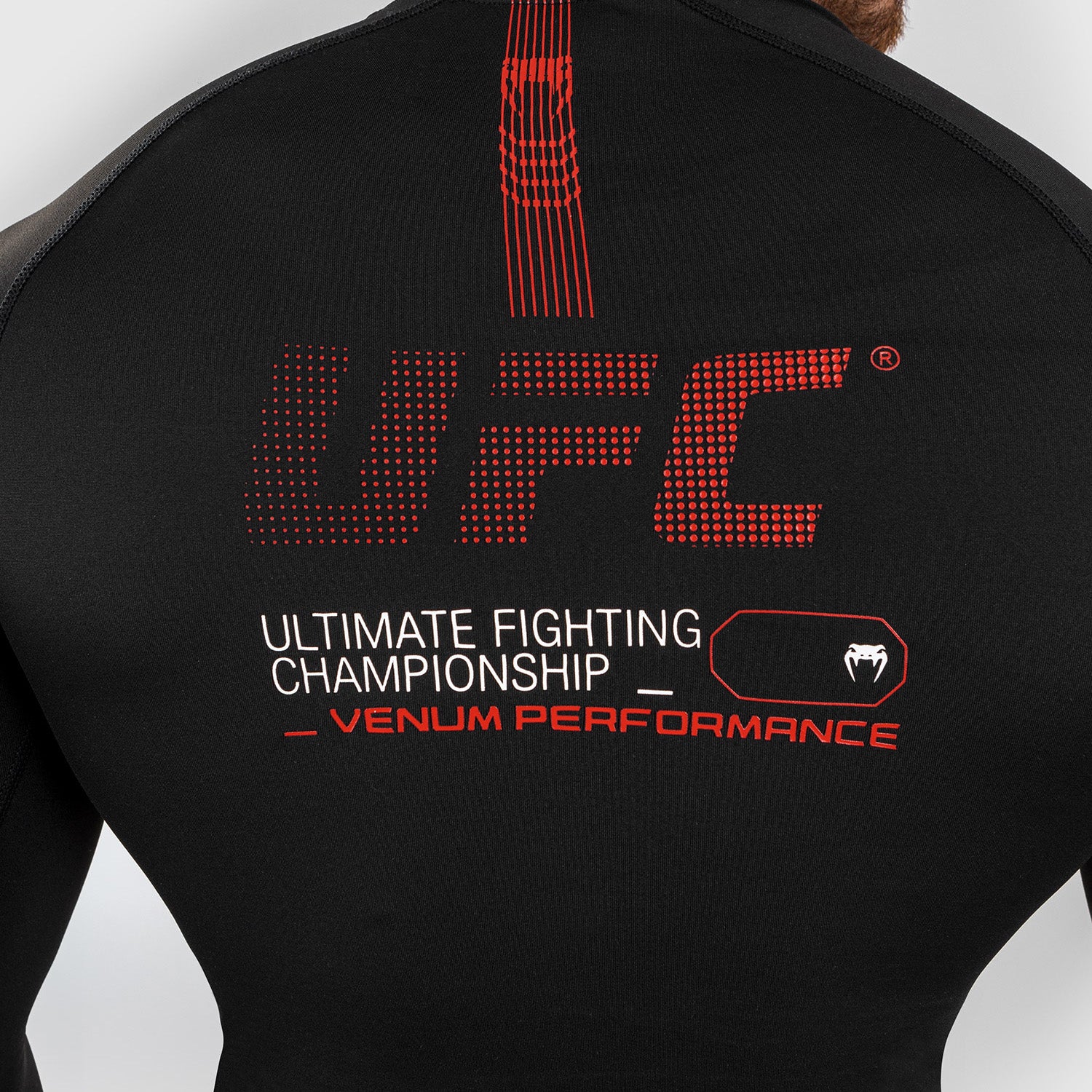 UFC Adrenaline by Venum Fight Week Men’s Performance Long-sleeve Rashguard - Black - Image 9