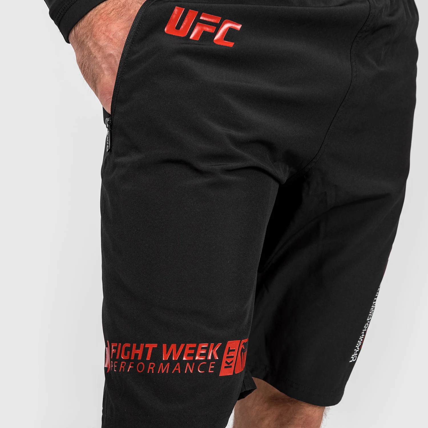 UFC Adrenaline by Venum Fight Week Men’s Performance Shorts - Black - Image 7