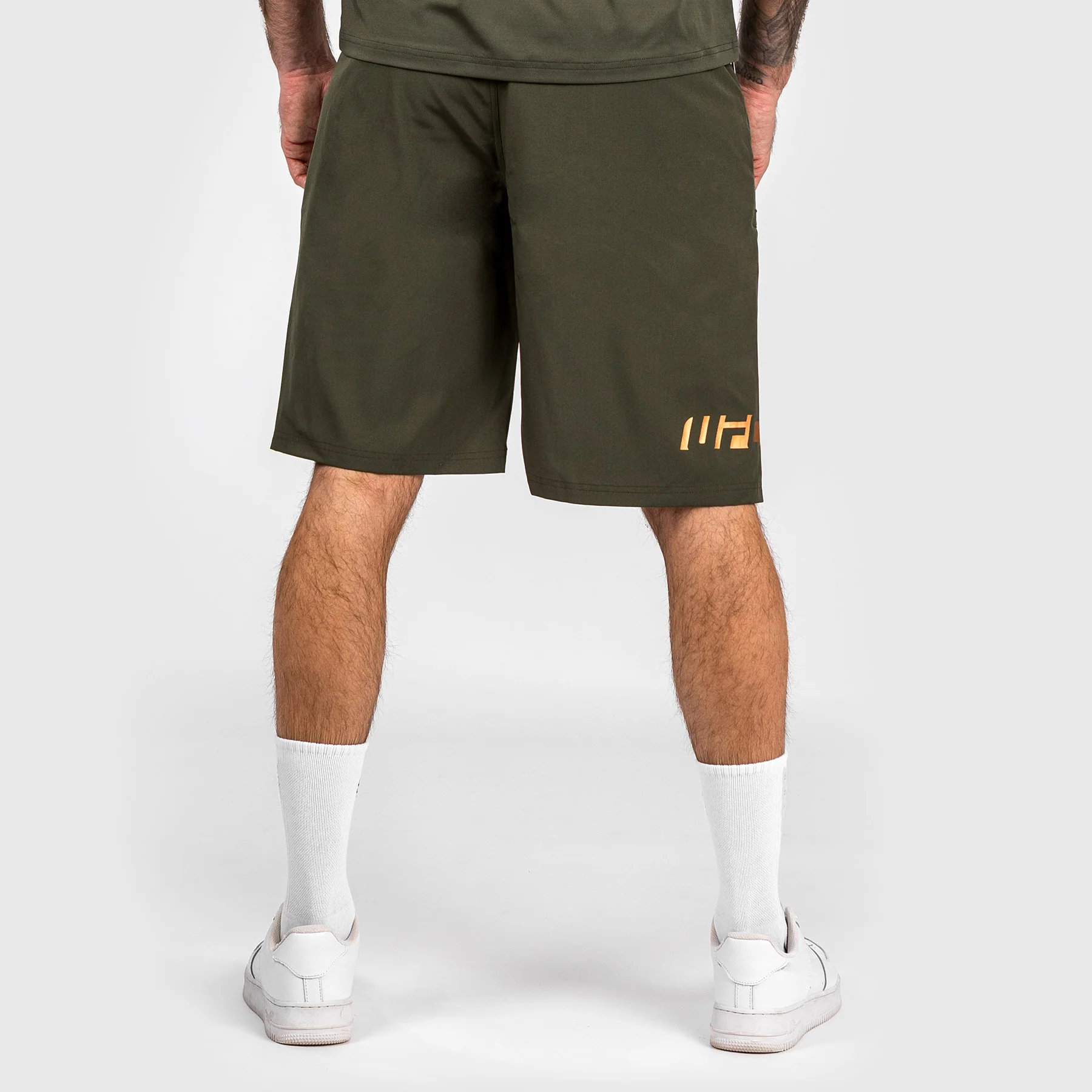 UFC Adrenaline by Venum Fight Week Men’s Performance Shorts - Khaki/Bronze - Image 3