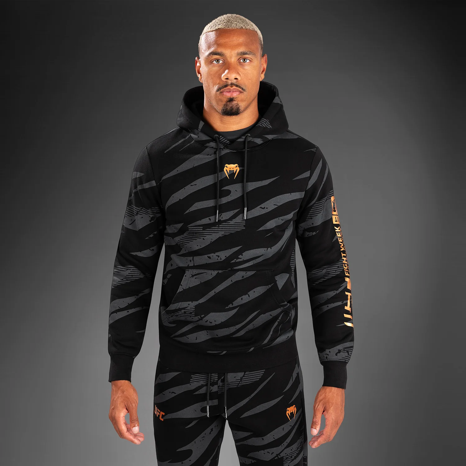 UFC Adrenaline by Venum Fight Week Men’s Pullover Hoodie - Urban Camo - Image 9
