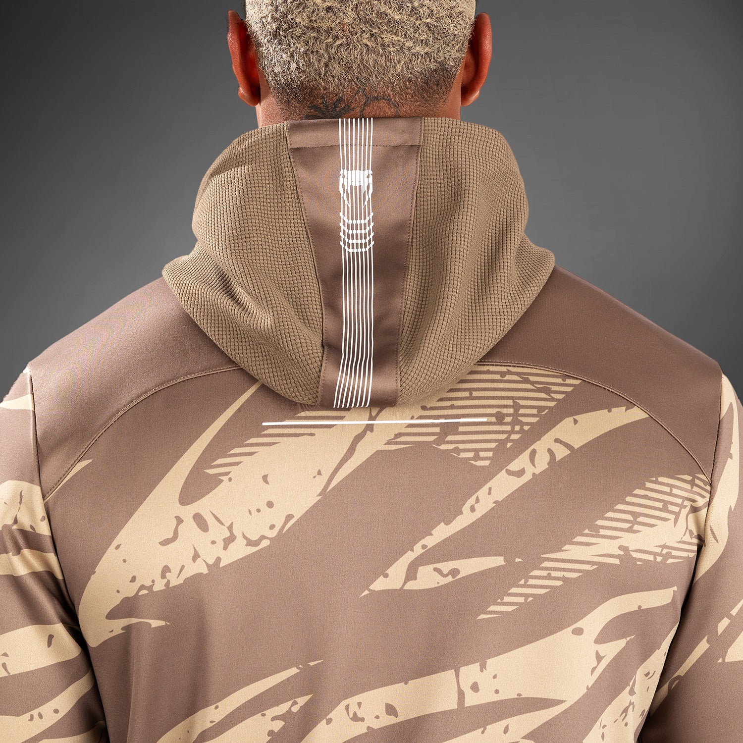 UFC Adrenaline by Venum Fight Week Men’s zip Hoodie - Desert Camo - Image 5